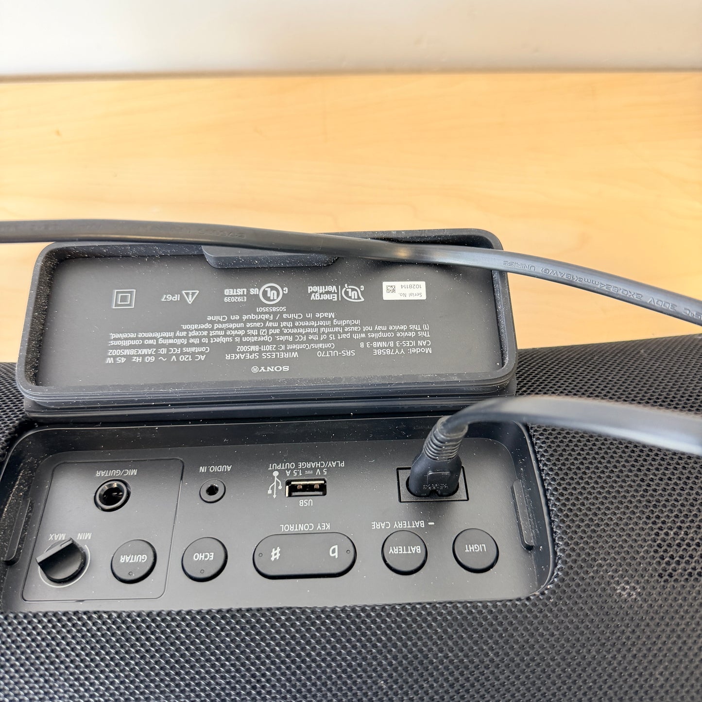 Sony ULT Field 7 Wireless Bluetooth Party Speaker SRS-ULT70 Black - TESTED LOUD