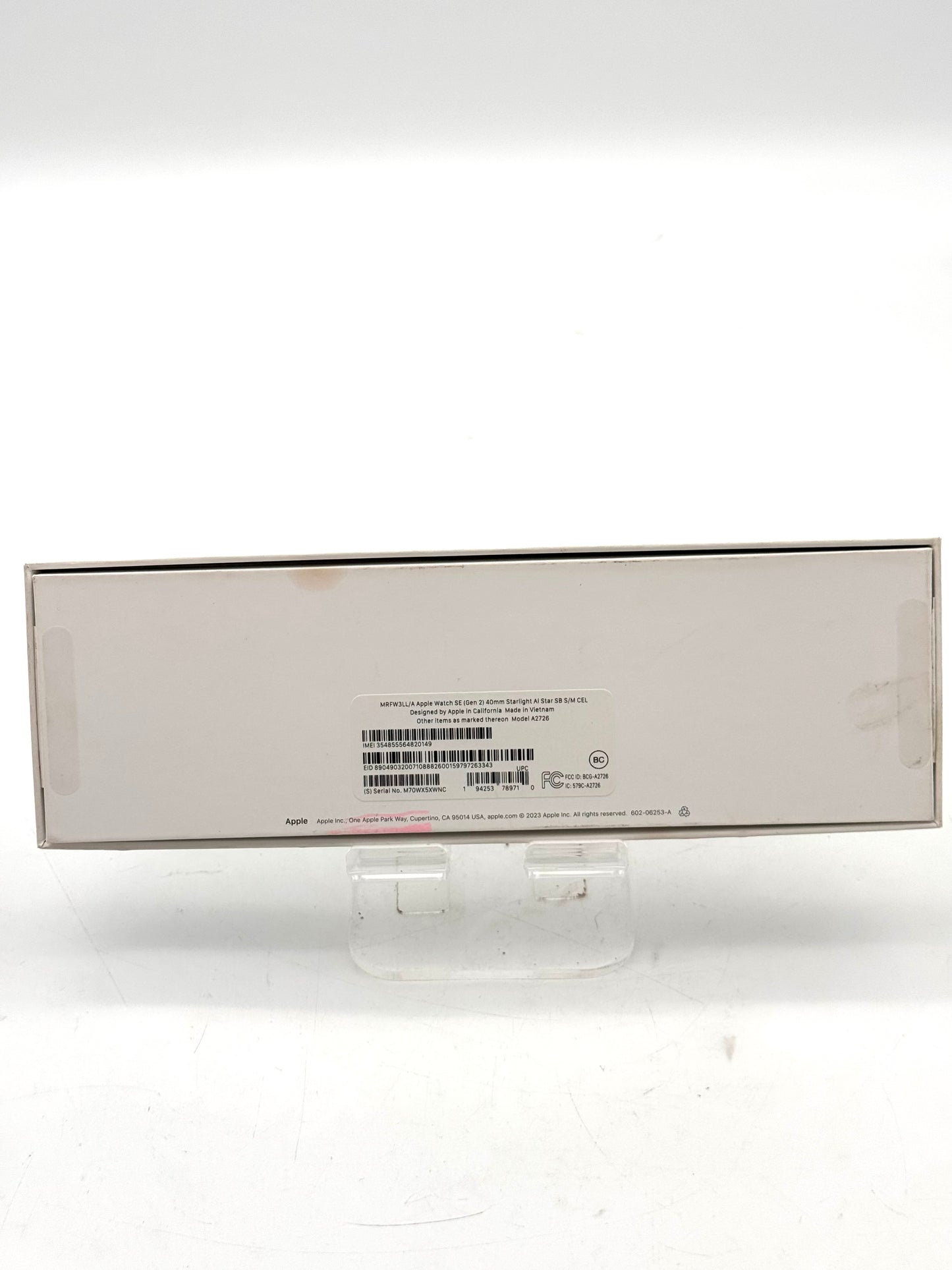 Apple Sport Band 40MM Starlight S/M Taupe color