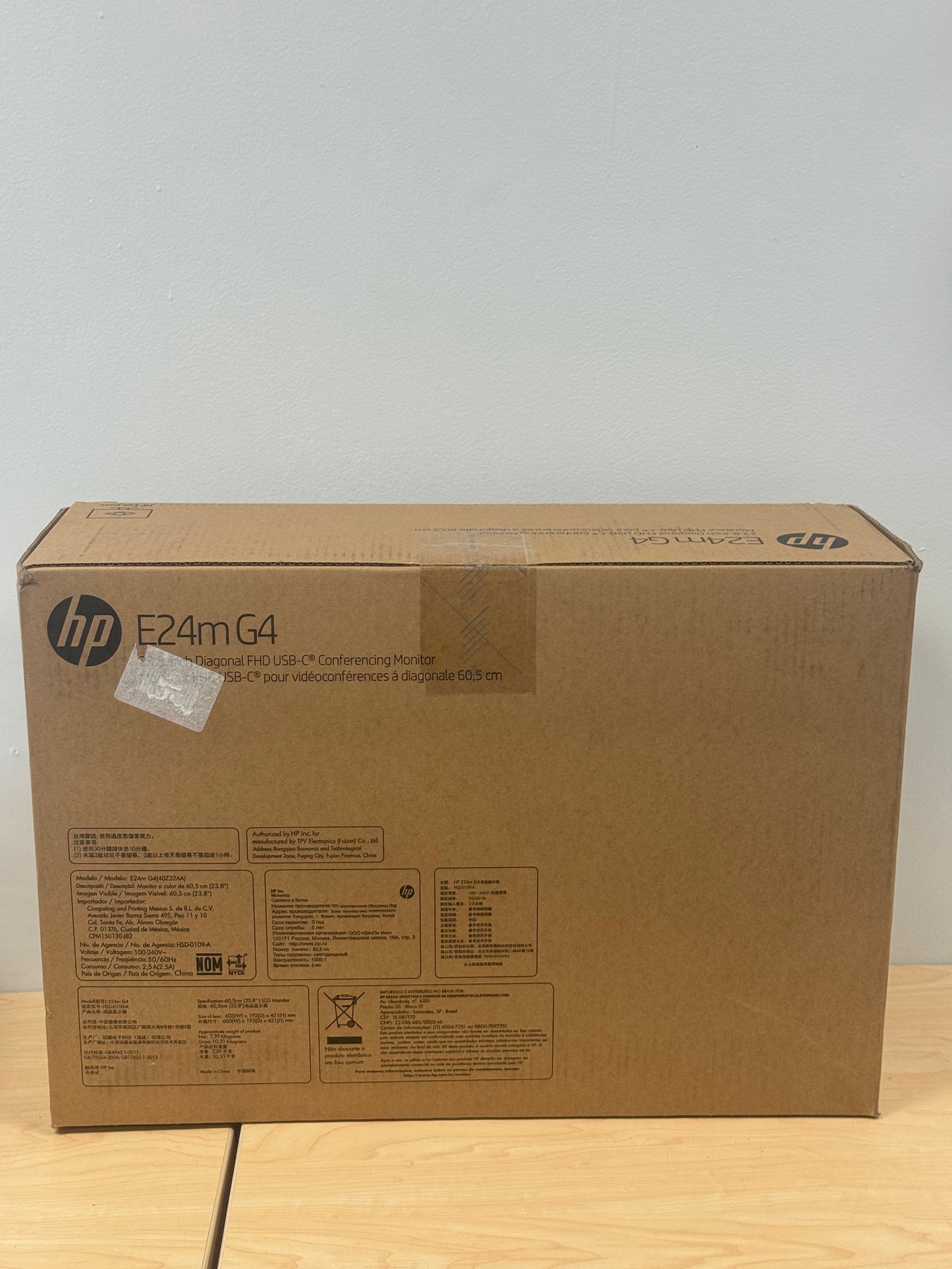 Brand New HP E24m G4 24" Black Monitor with Free Shipping & Returns