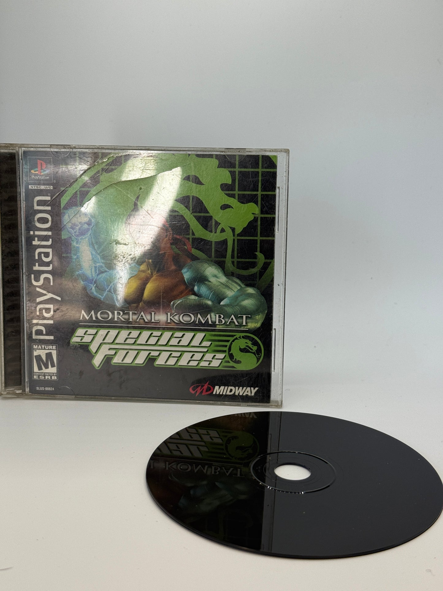 Playstation Mortal Kombat Special Forces - Used With Box