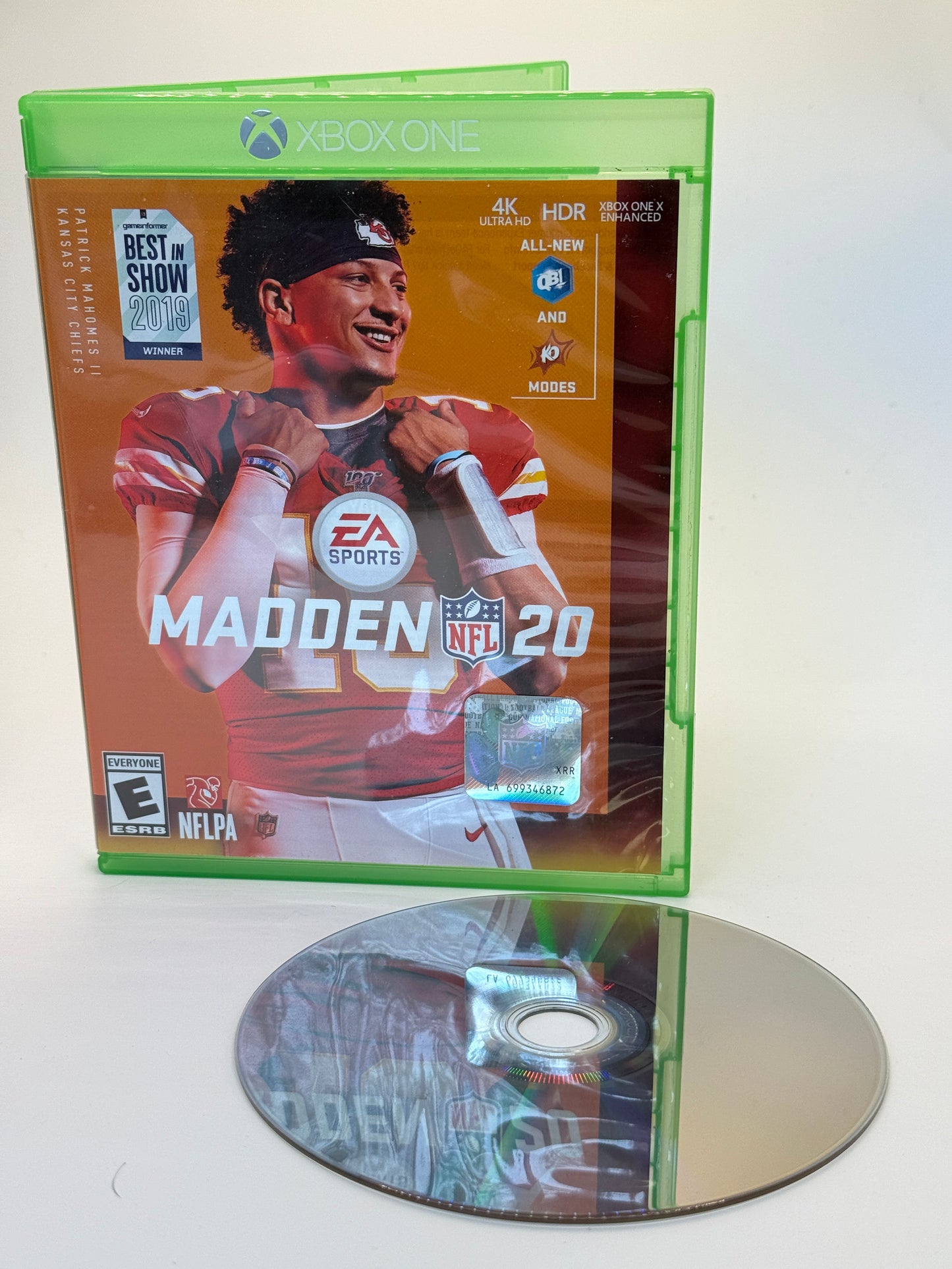 Xbox One Madden NFL 20 - Used with Box