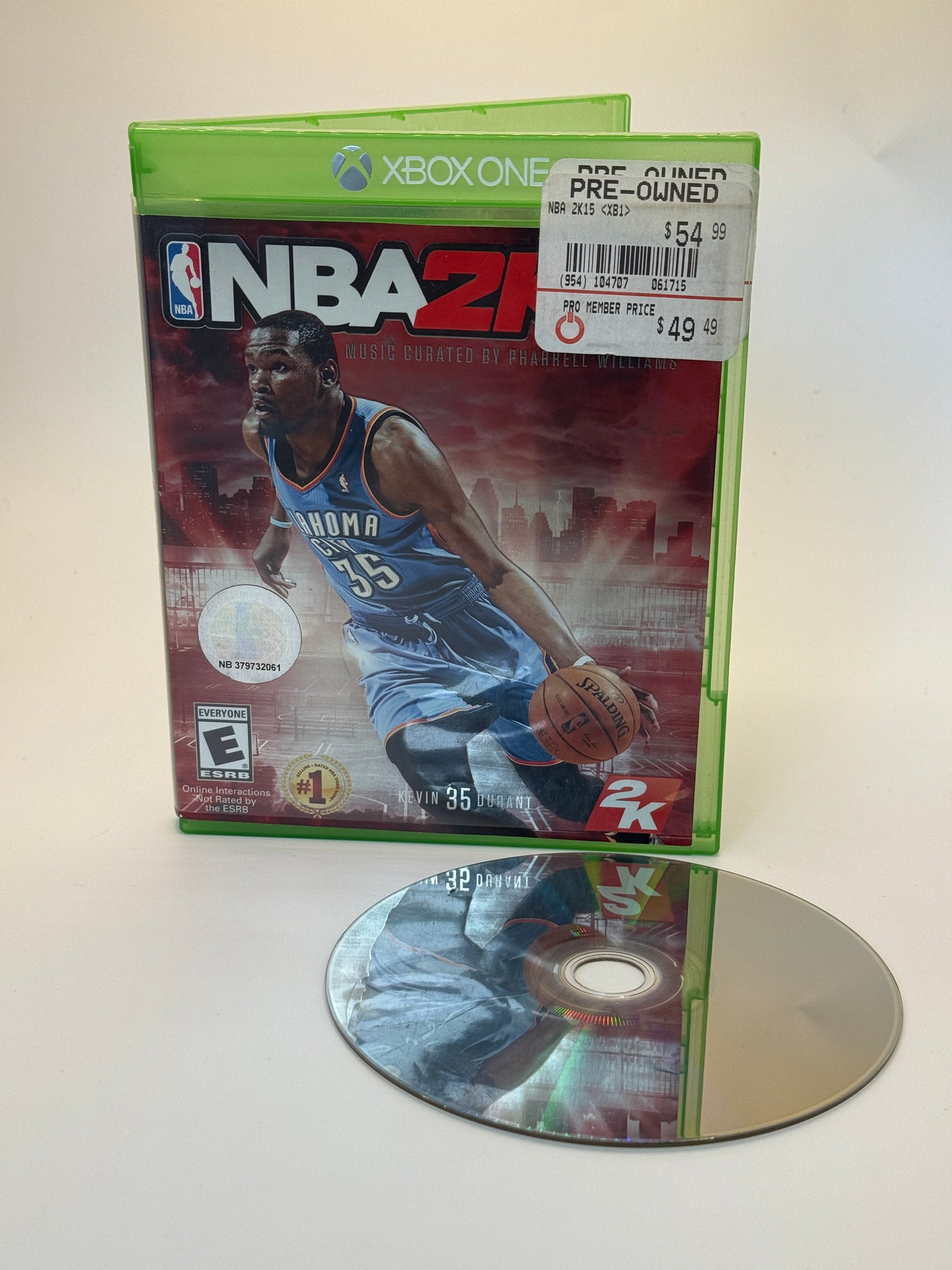 NBA 2K15 Video Game for Xbox One - Used With Original Case