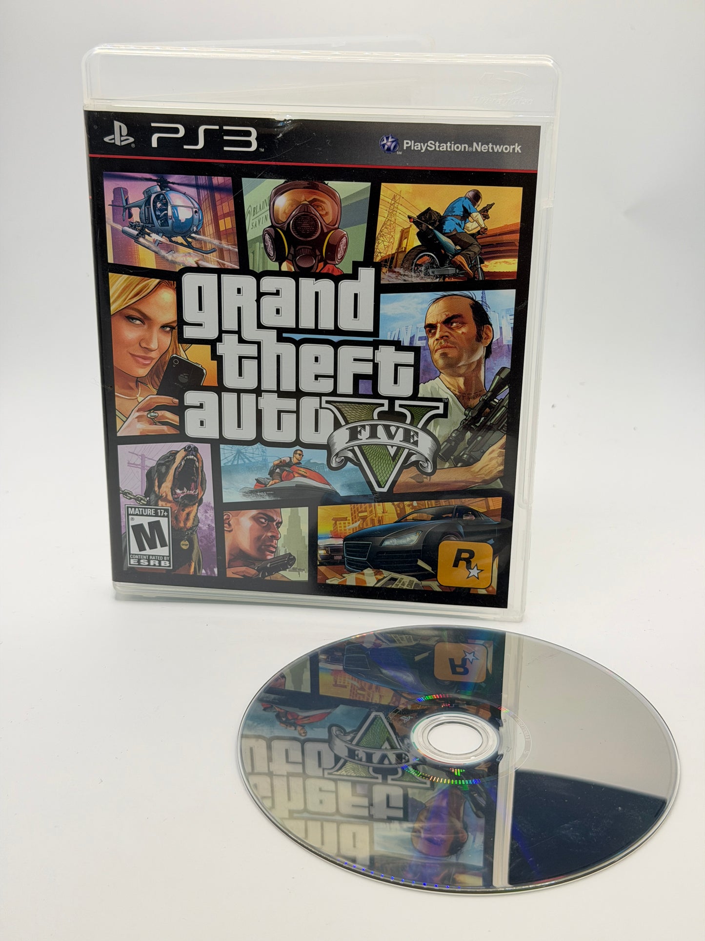 Grand Theft Auto Five PS3 GTA V (Sony PlayStation 3) With Manual (No Map) TESTED
