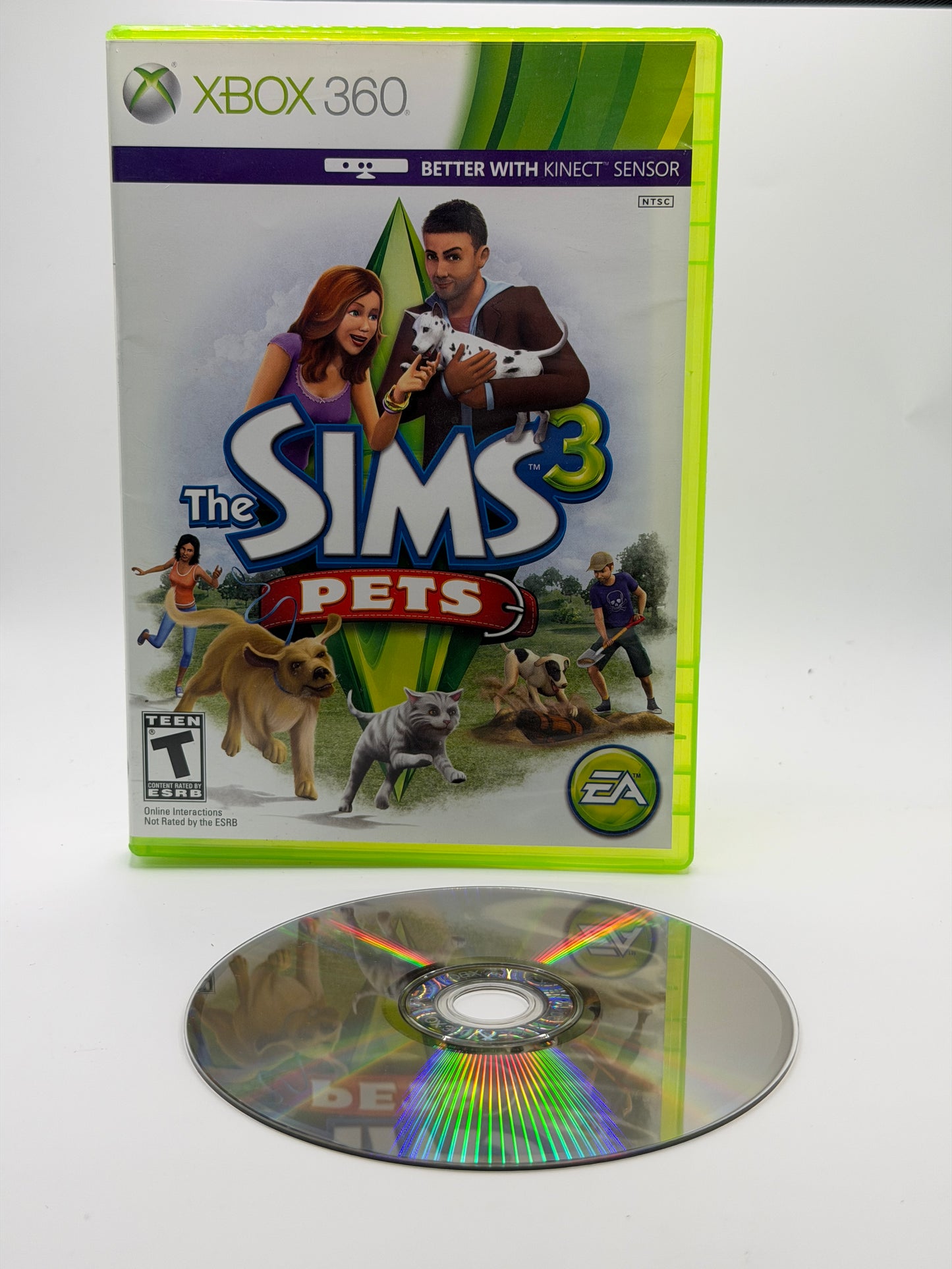 The Sims 3: Pets (Microsoft Xbox 360, 2011) No Manual