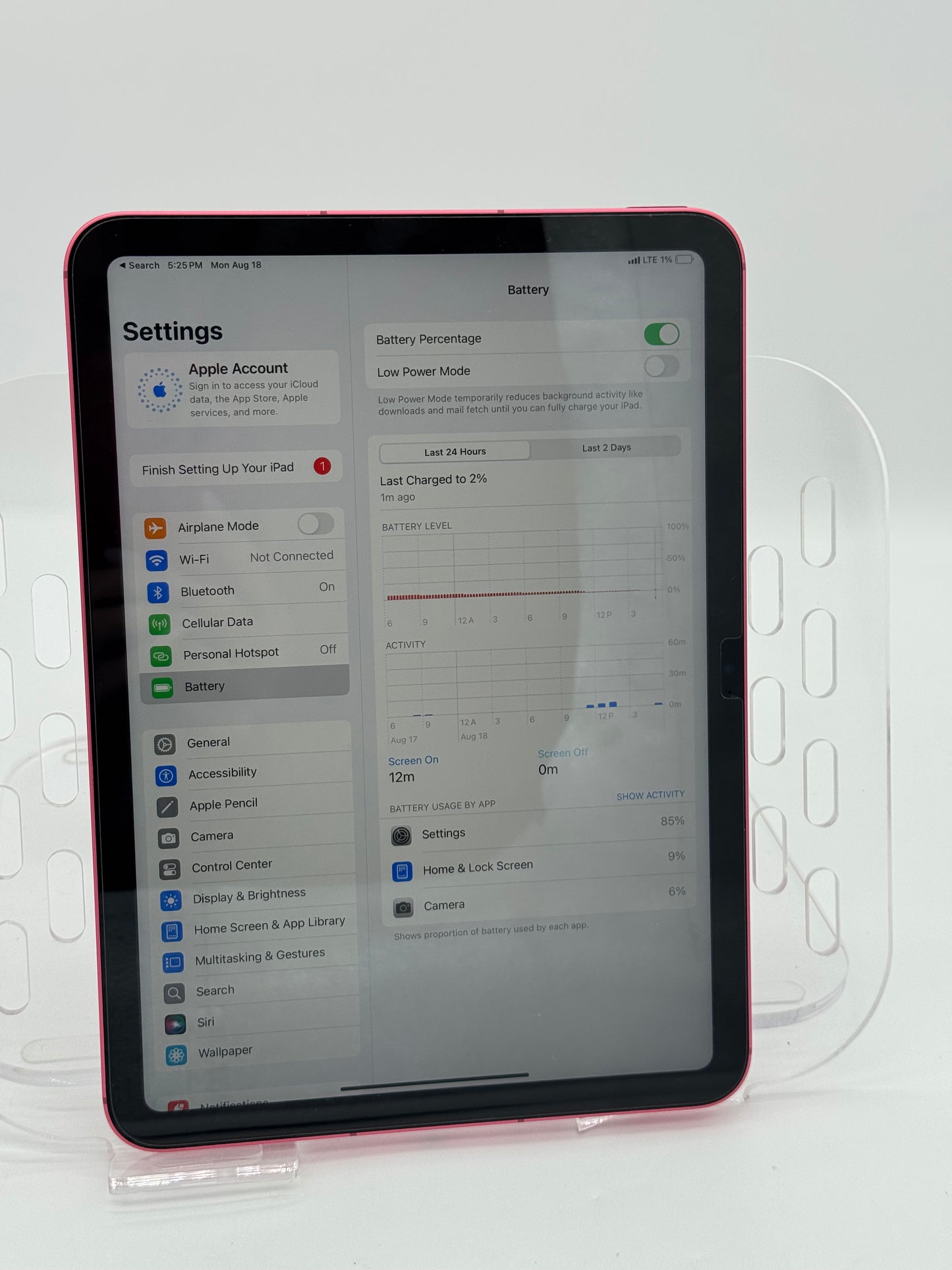 Apple iPad (10th Gen) A2757 64GB Pink - Verizon - Fully Functional