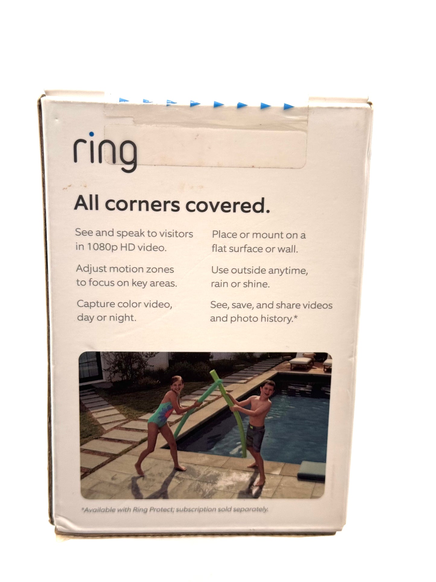 Ring Wireless Stick Up Camera White B07Q6ZZFLS Quill ****New In Box****