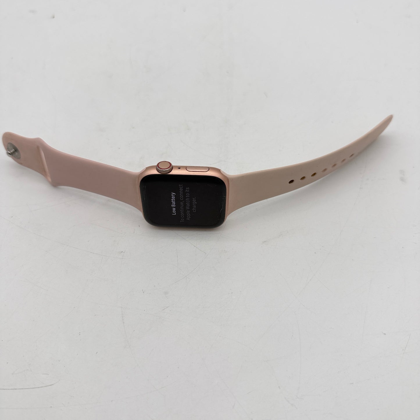 Apple Watch SE 44mm Gold Aluminum GPS+LTE Cellular Unlocked A2354 Clean IMEI