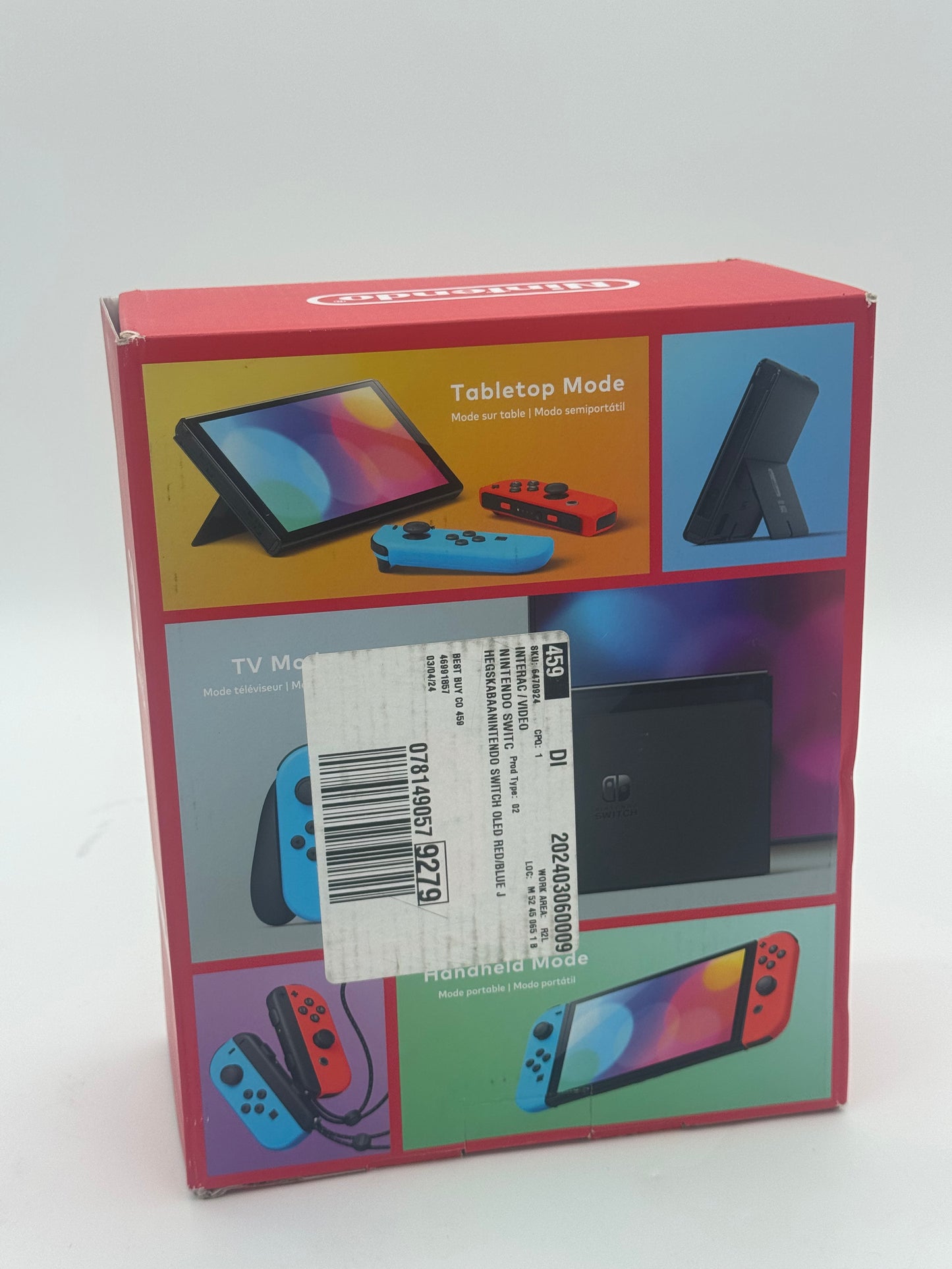 Nintendo Switch OLED Model (HEG-001) 64GB Multi-Colored with Box