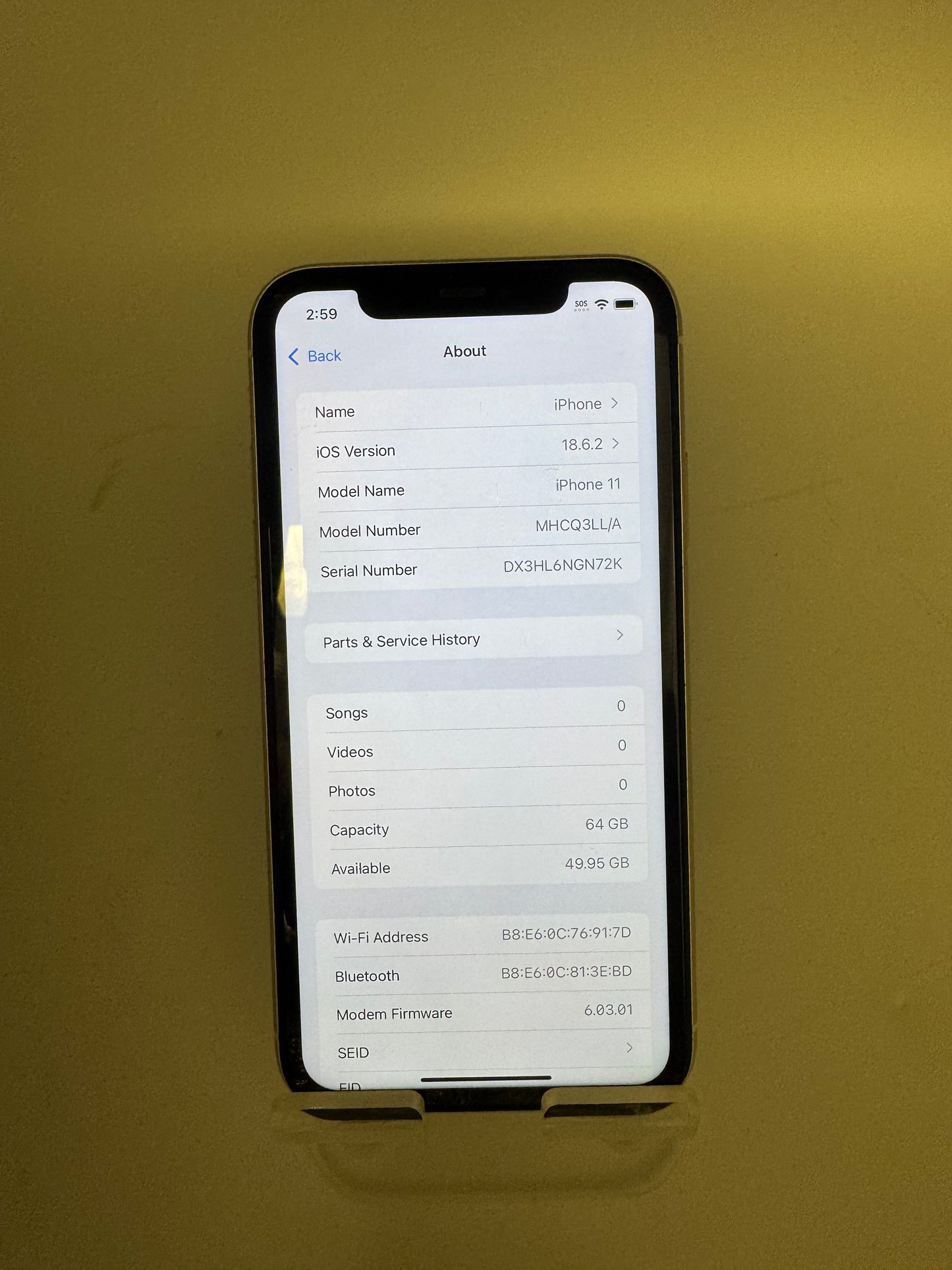 Apple iPhone 11 64GB White - Used - Boost Mobile
