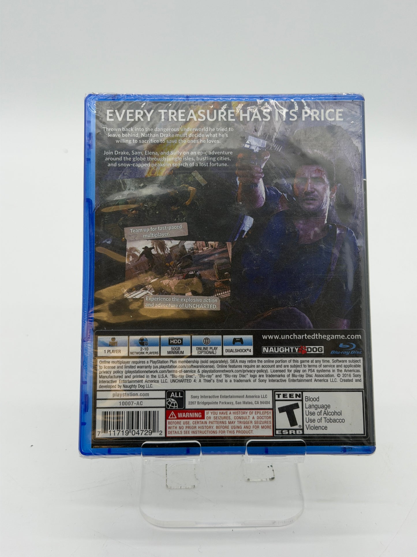 Uncharted 4: A Thief's End Sony PlayStation 4 Brand New Sealed