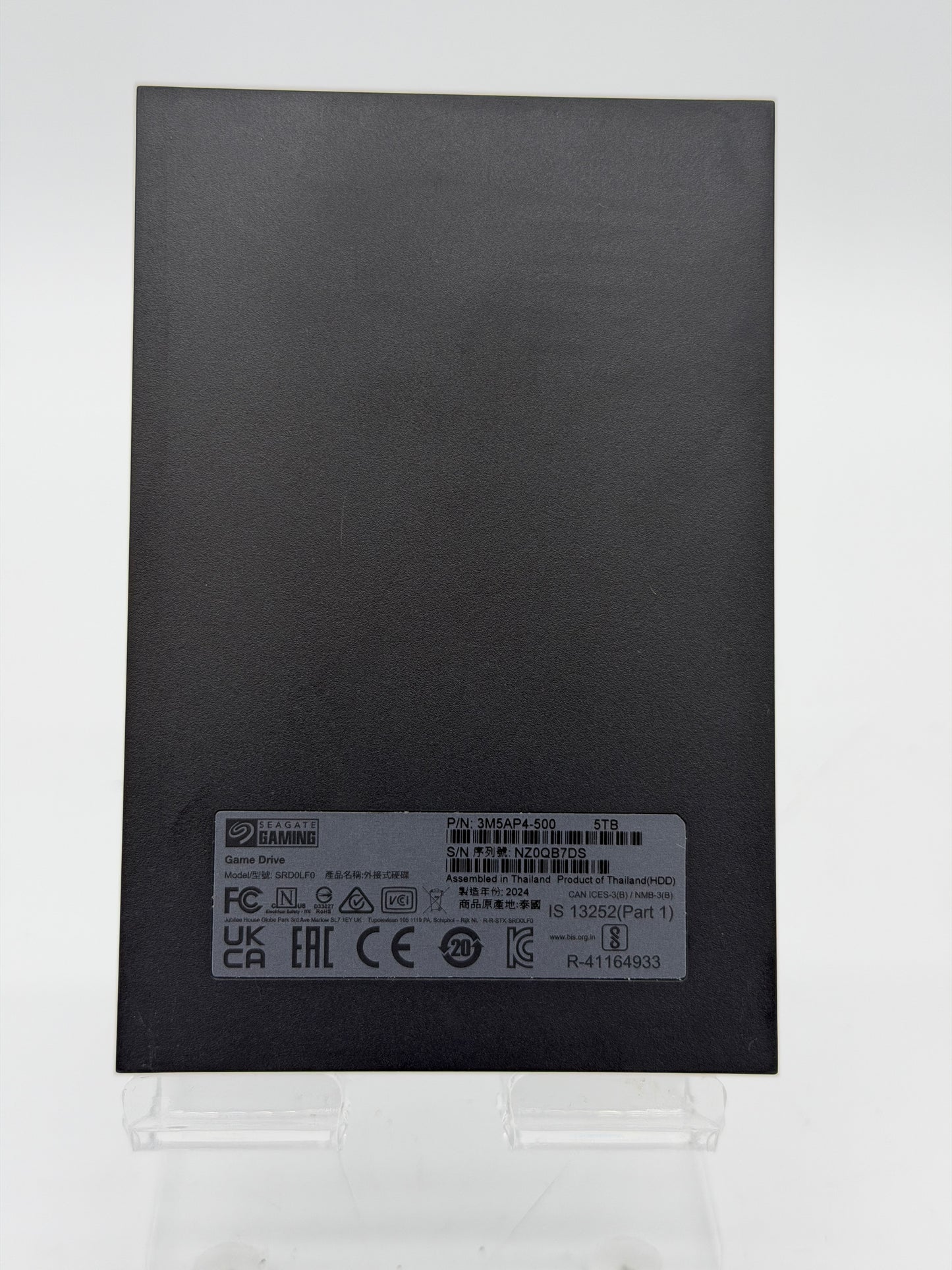 Seagate Gaming Drive for PlayStation Consoles 5TB White - New