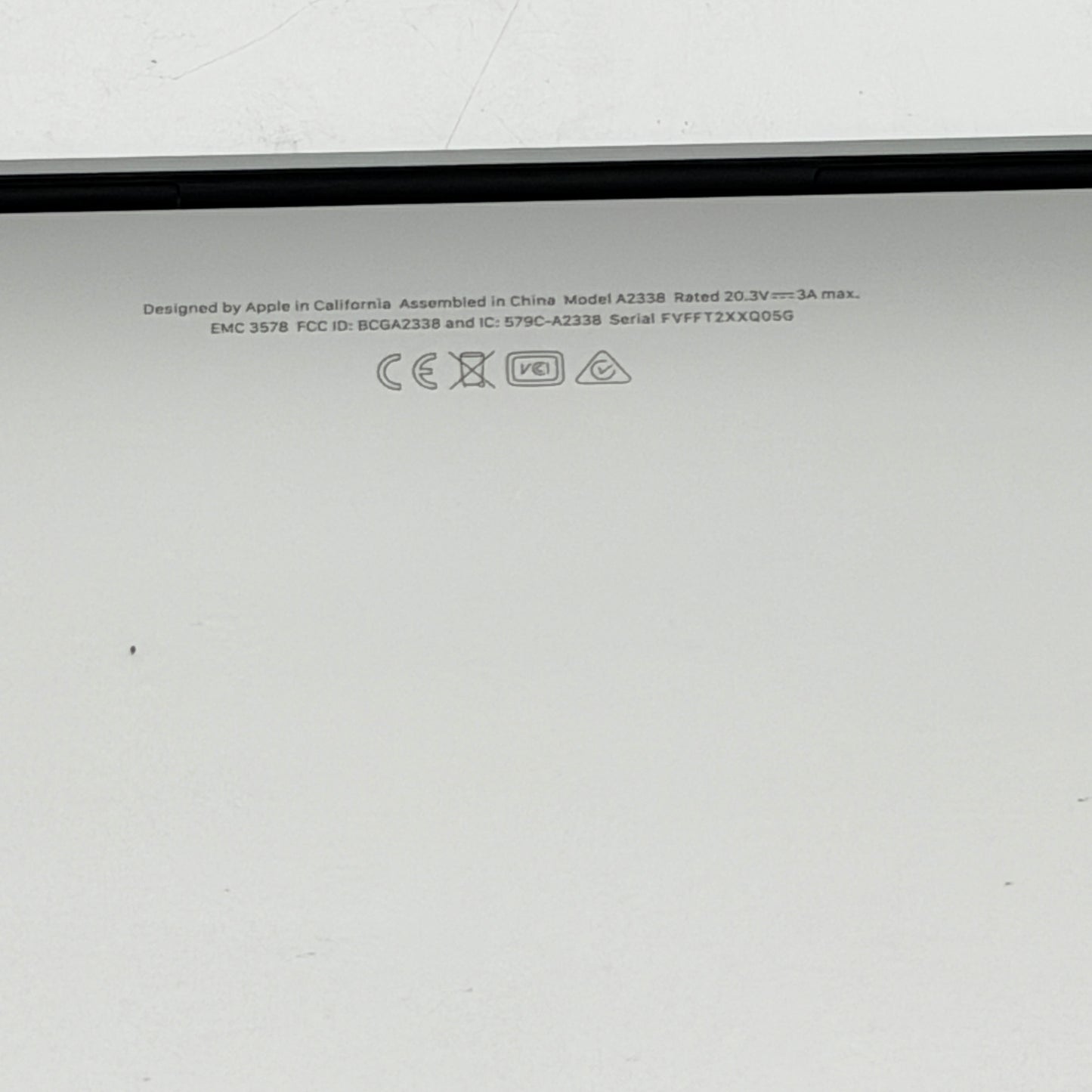 Apple MacBook Pro 13" M1 2020 Space Gray 8GB RAM 256GB SSD A2338 Touch Bar