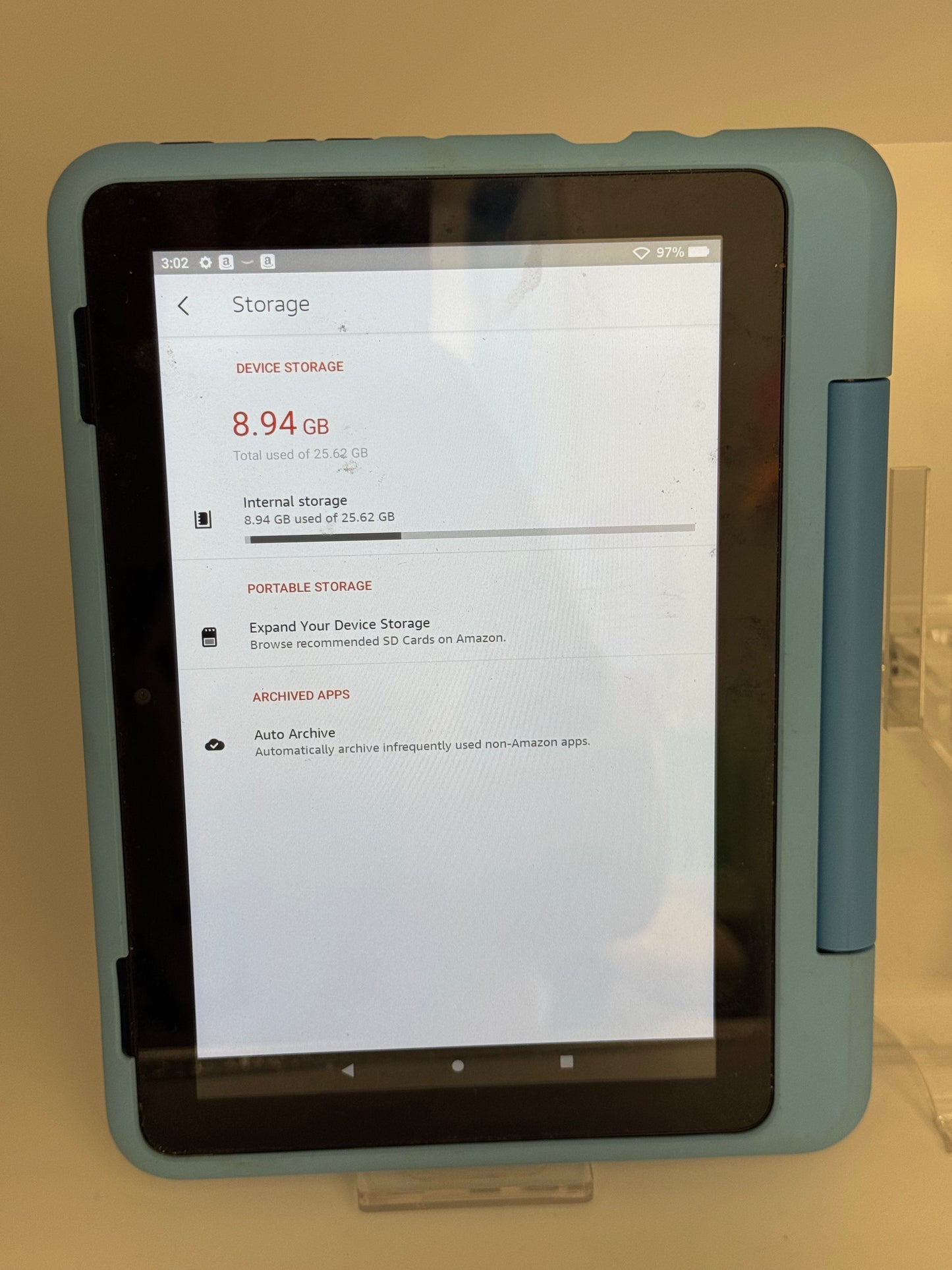 Amazon Kindle Fire HD 8 Tablet 32GB Black - 12th Generation - Protective Case Included