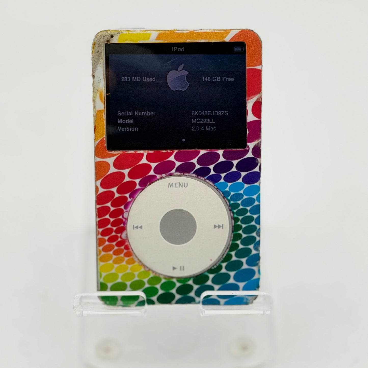 Apple iPod Classic 7th Generation 160GB Silver A1238 Slim MP3 Player tested