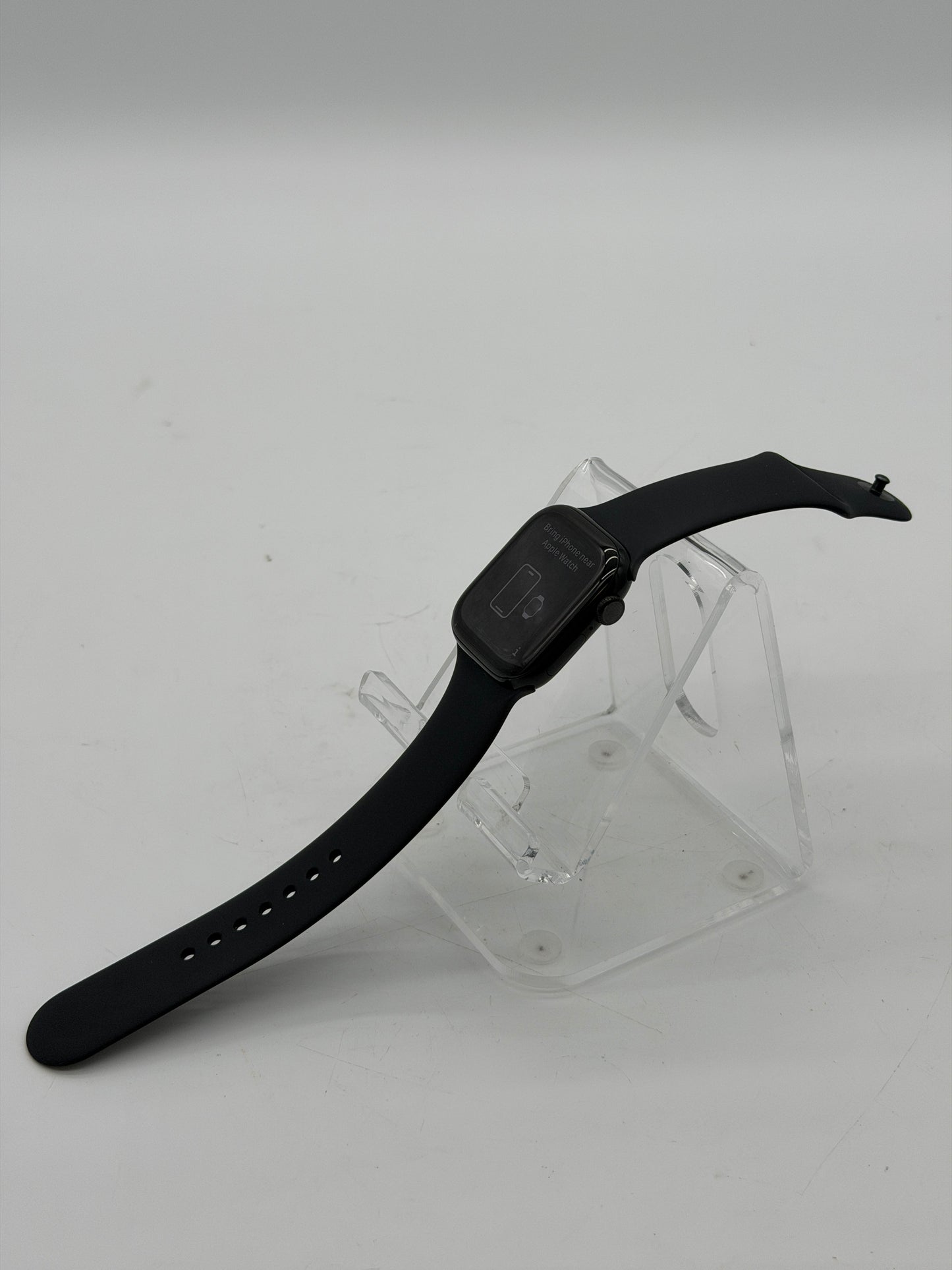 Apple Watch Series 11 42mm Jet Black Aluminum Case with Black Sport Band - M/L