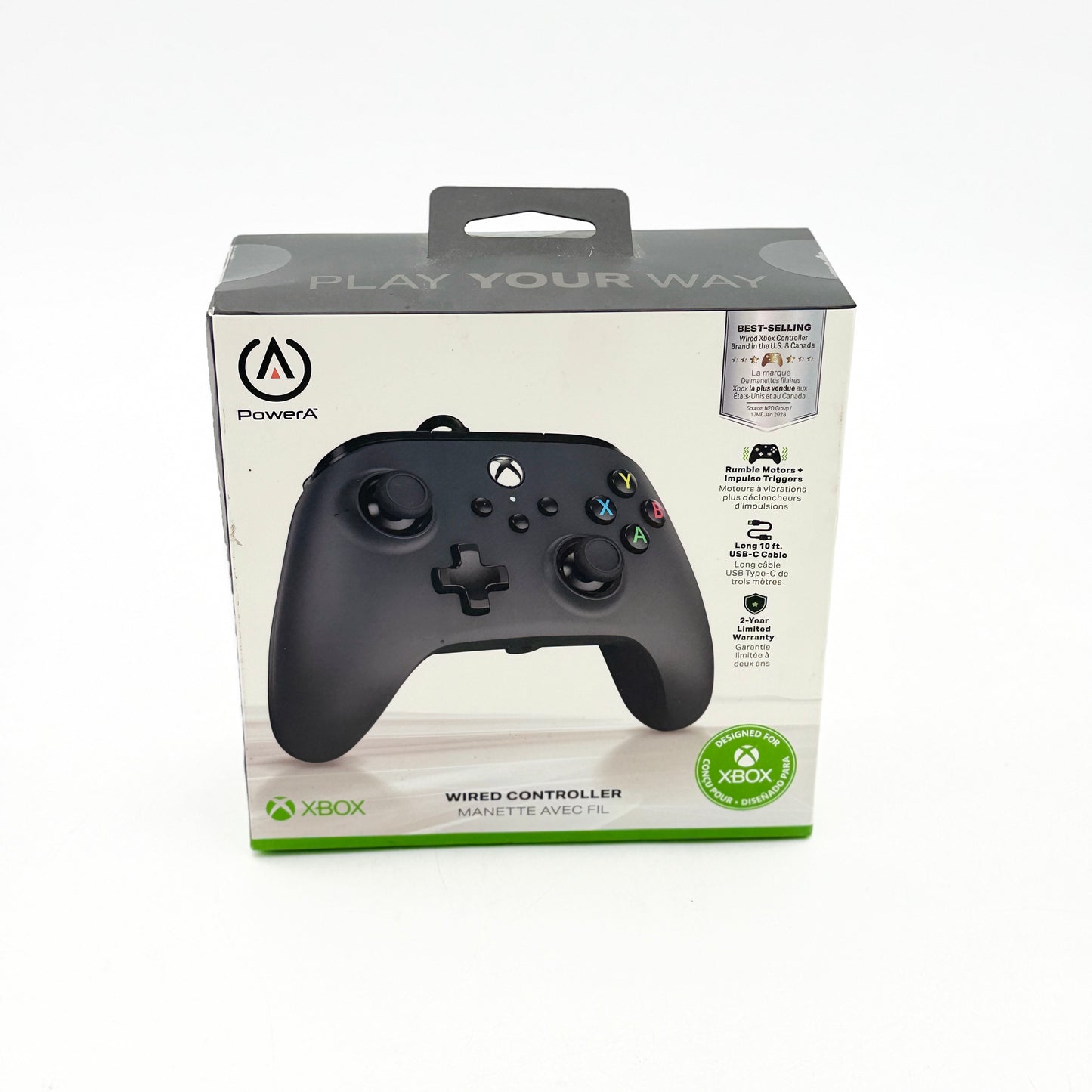 PowerA PS4 Wired Controller Black New In Box