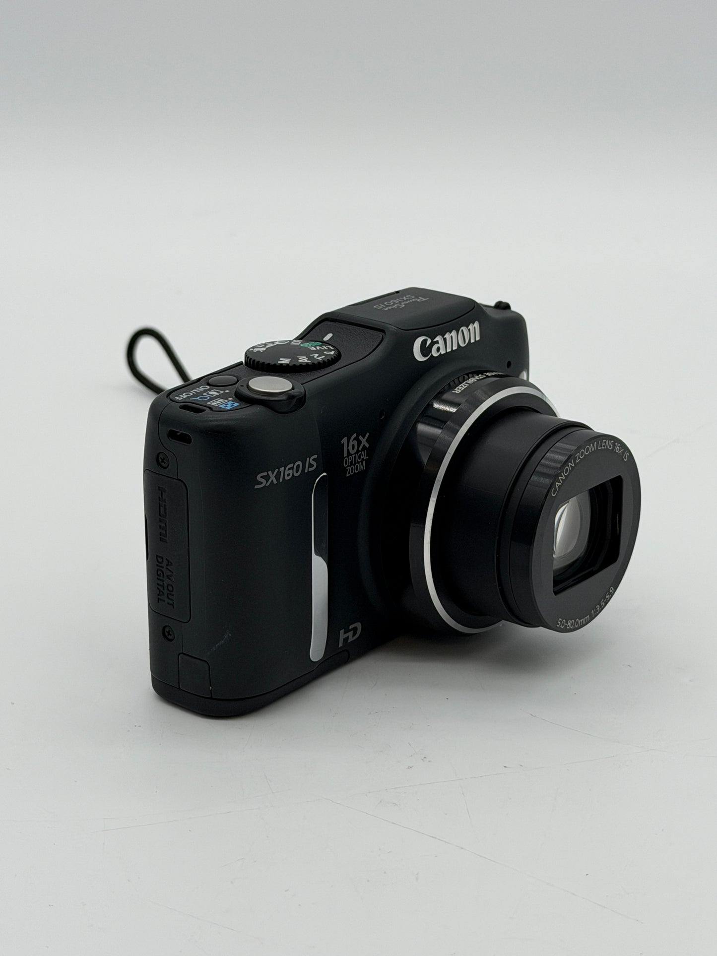 Canon PowerShot SX160 IS 16.0MP Camera Black 16x Zoom VGC