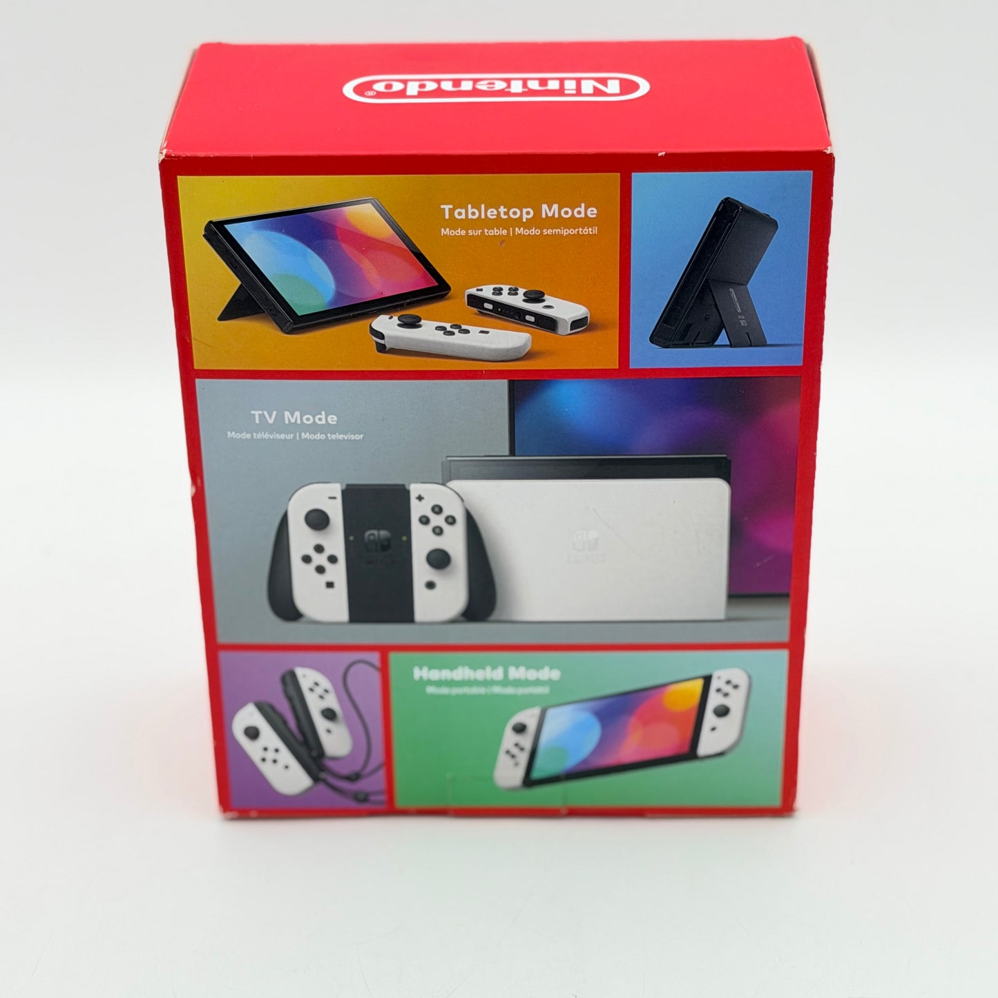Nintendo Switch OLED White HEG-001 64GB Console CIB Box + Mario Kart 8 Deluxe