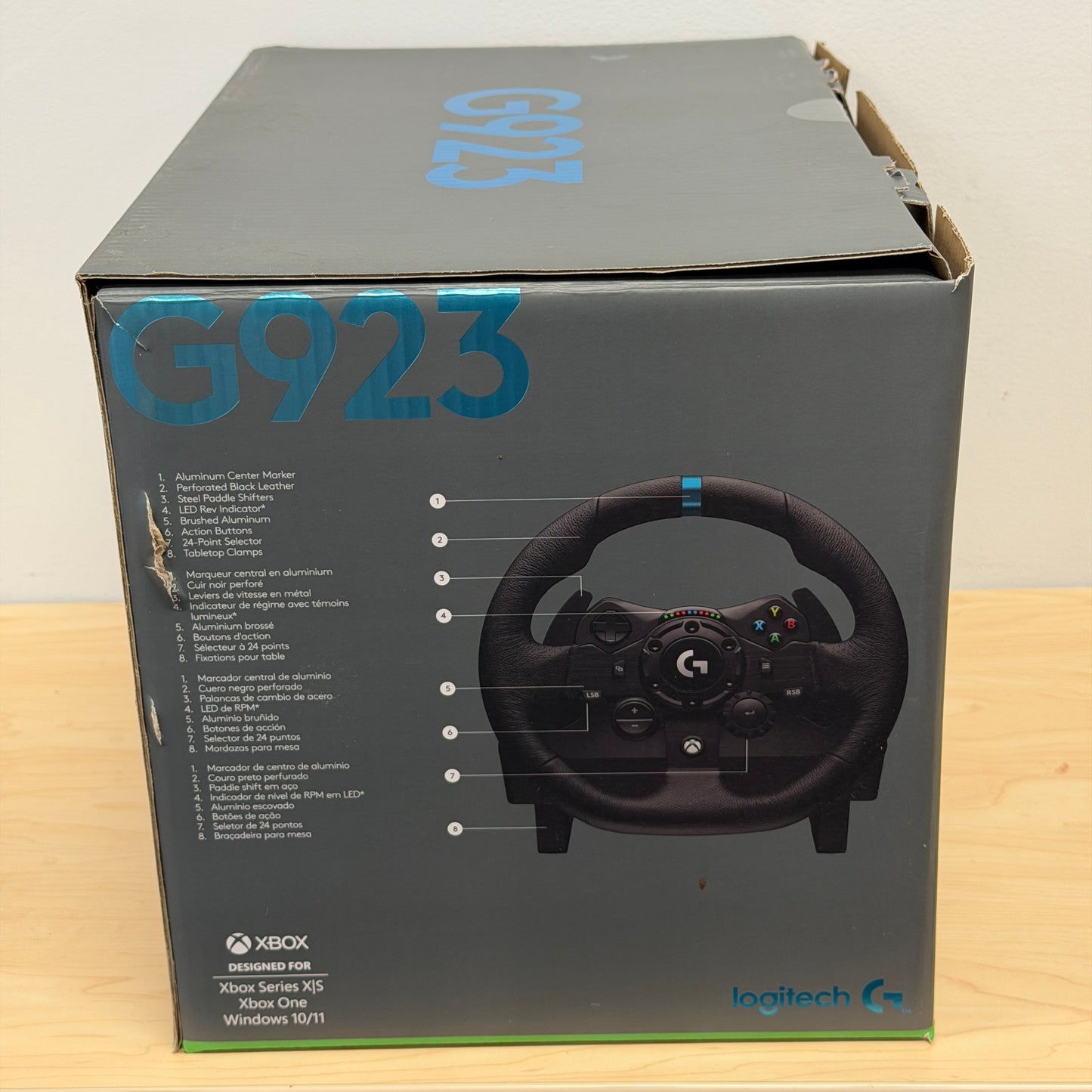 Logitech G923 TRUEFORCE Racing Wheel & Pedals - Xbox Series X/One
