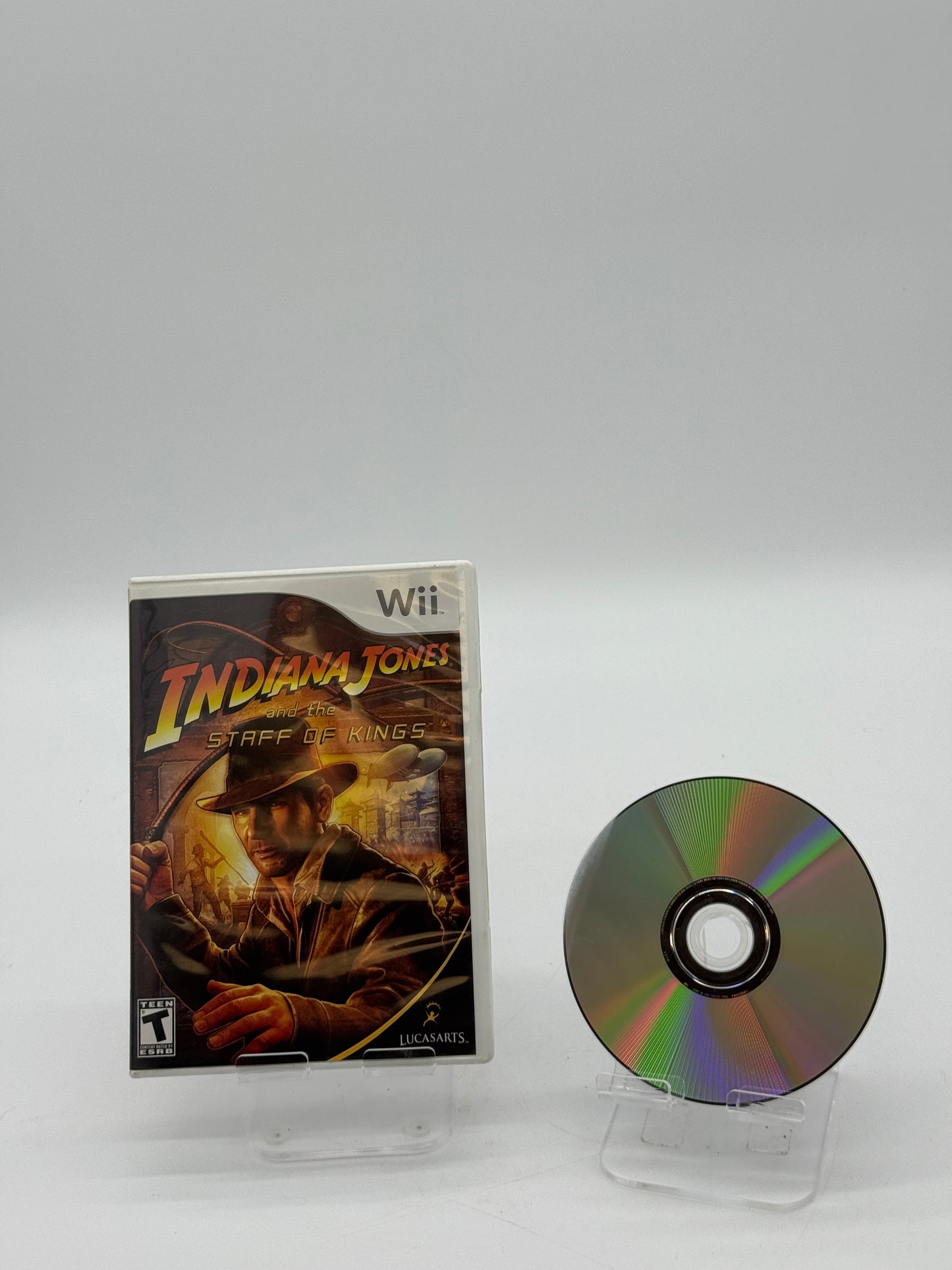 Wii Indiana Jones and the Staff of Kings Video Game with Box
