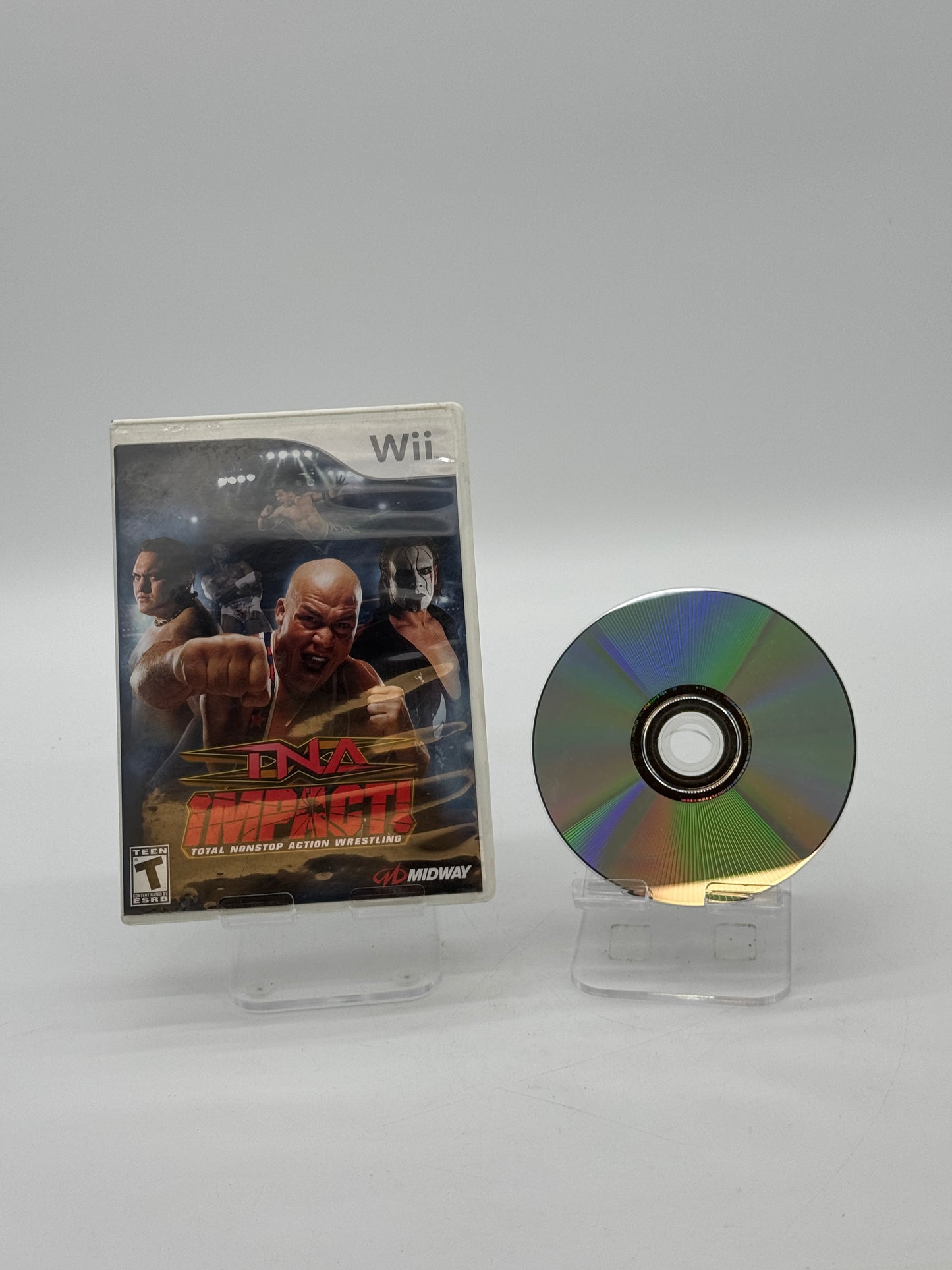 Nintendo Wii TNA Impact Video Game with Box