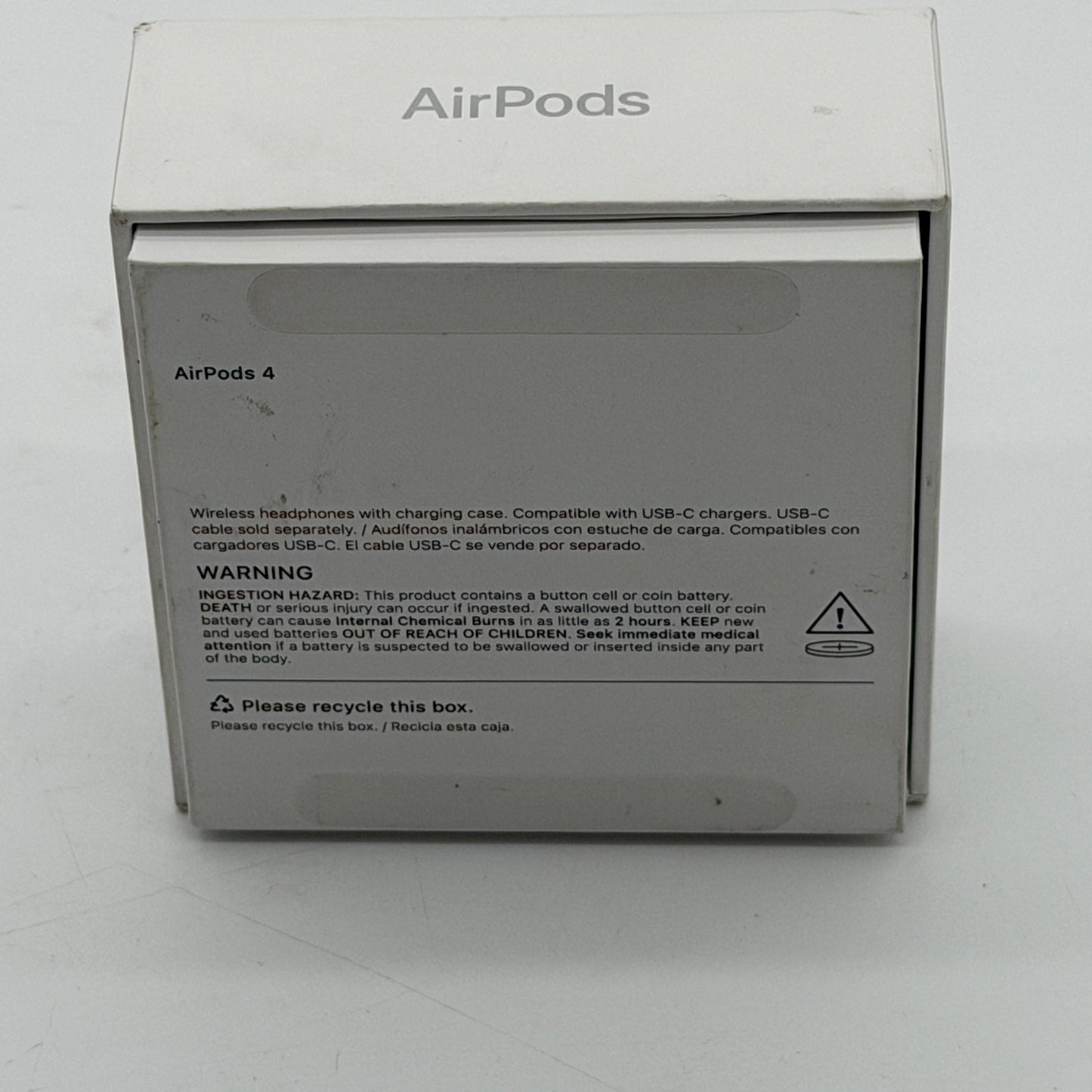 Apple AirPods 4 Wireless Bluetooth Earbuds MXP63LL/A 2024 4th Gen - Excellent