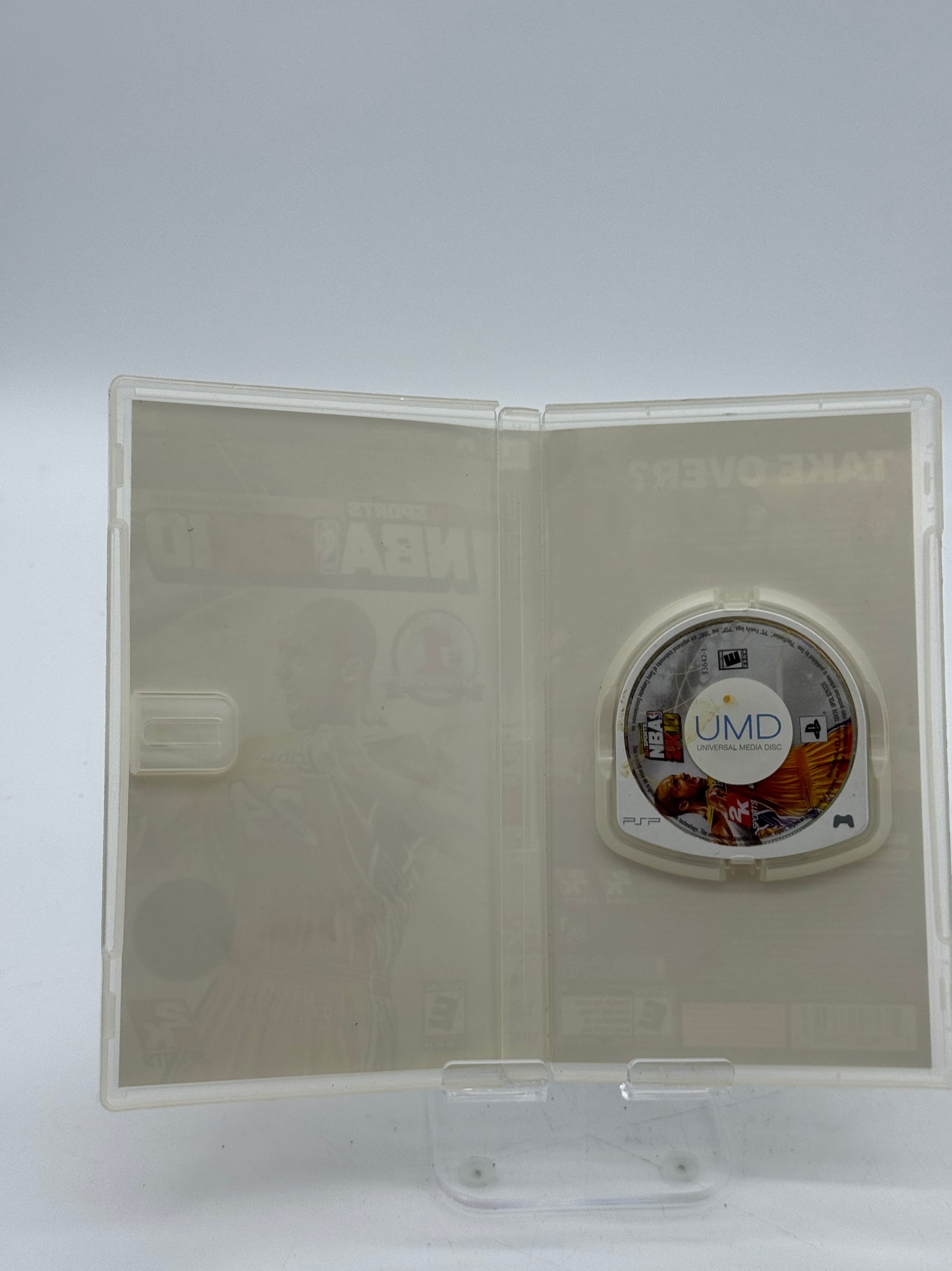 PSP NBA 2K10 Video Game with Box - Used Light Scratches