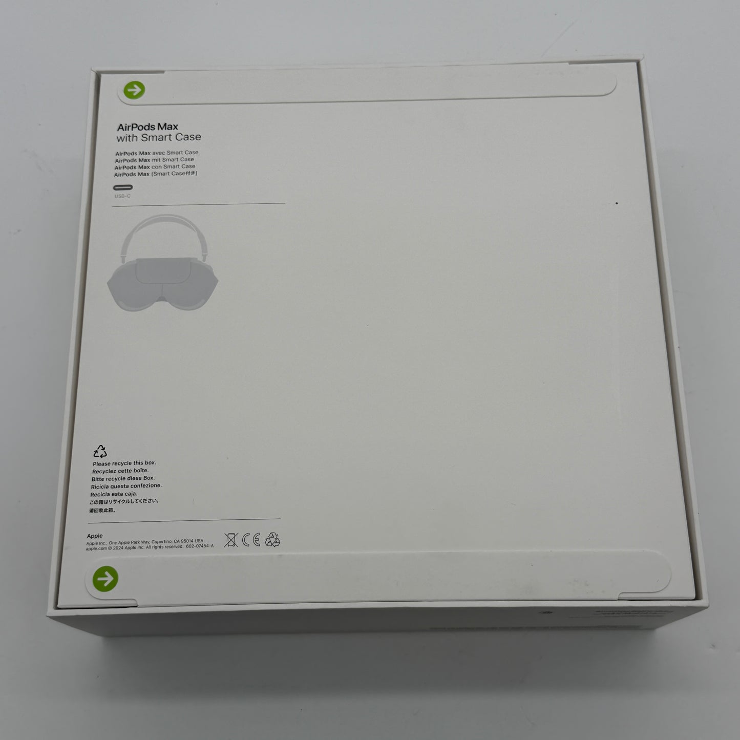 Brand New Apple AirPods Max Wireless Over-Ear Headphones 2nd Gen USB-C + Smart Case ANC Midnight A3184