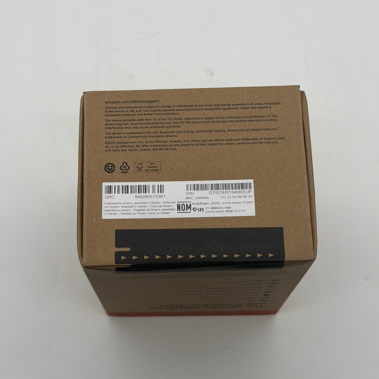 New Amazon - Fire TV Cube 3rd Gen (newest model) Stream, Alexa, Wi-Fi 6E, 4K UHD