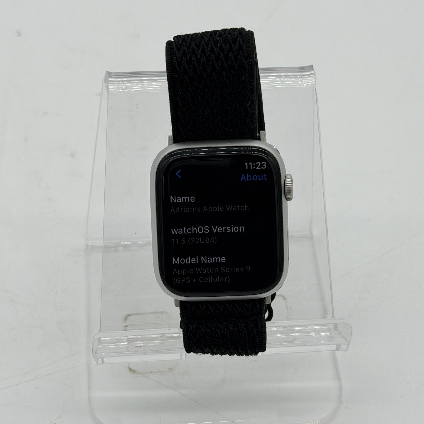 Apple Watch Series 9 45mm Silver Aluminum Case GPS + Cellular