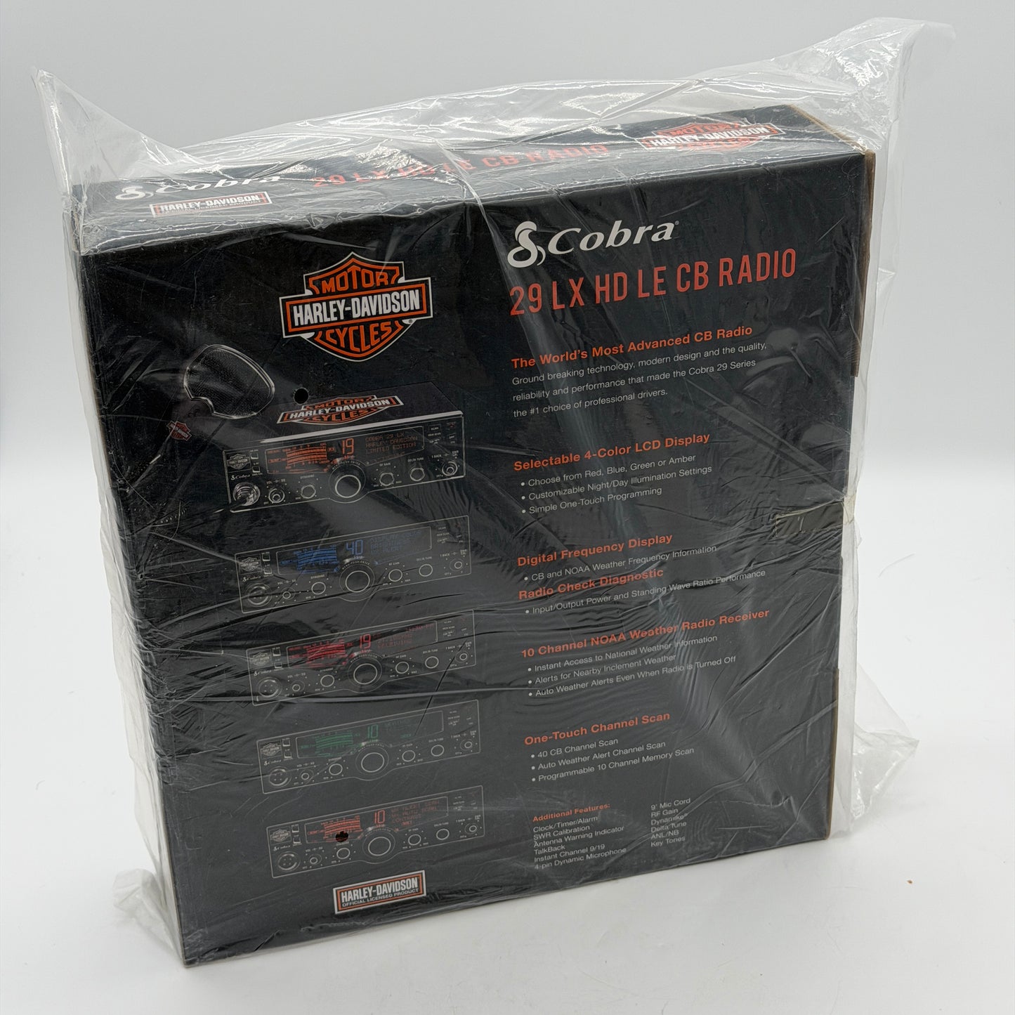 HARLEY DAVIDSON COBRA 29 LX HD LE CB RADIO 4-COLOR LCD DISPLAY NEW