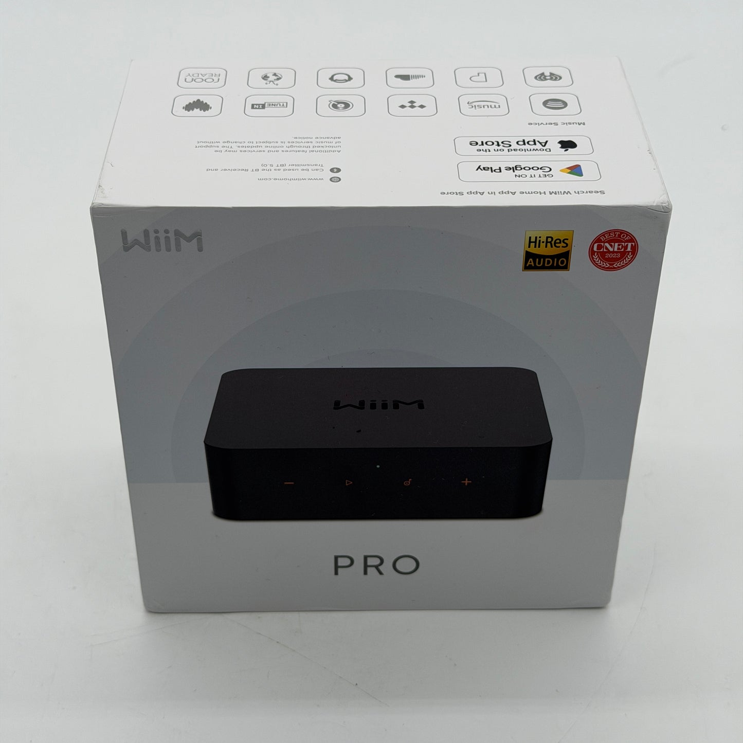 WiiM Pro AirPlay 2 Receiver, Google Cast Audio WiFi Multiroom Streamer (ASR002)