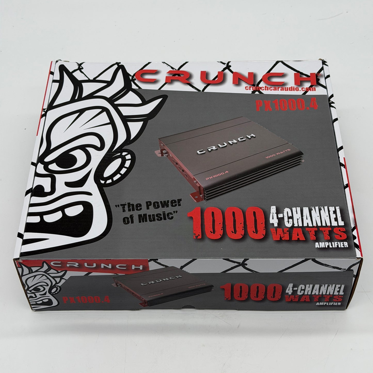 Crunch PX-1000.4 4 Channel 1000 Watt Amp Car Stereo Amplifier