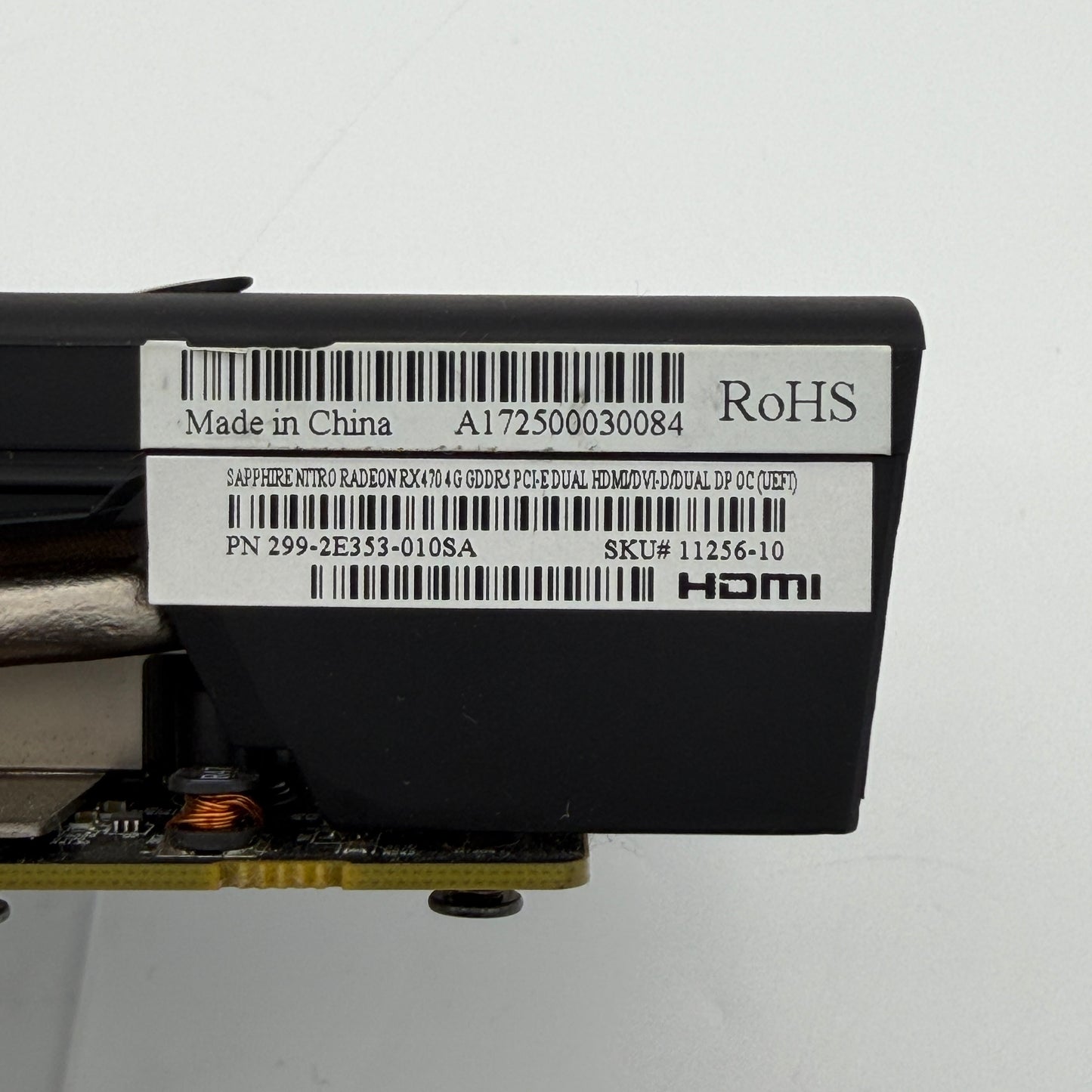 AMD Sapphire NITRO Radeon RX 470 4GB GDDR5 Video Card