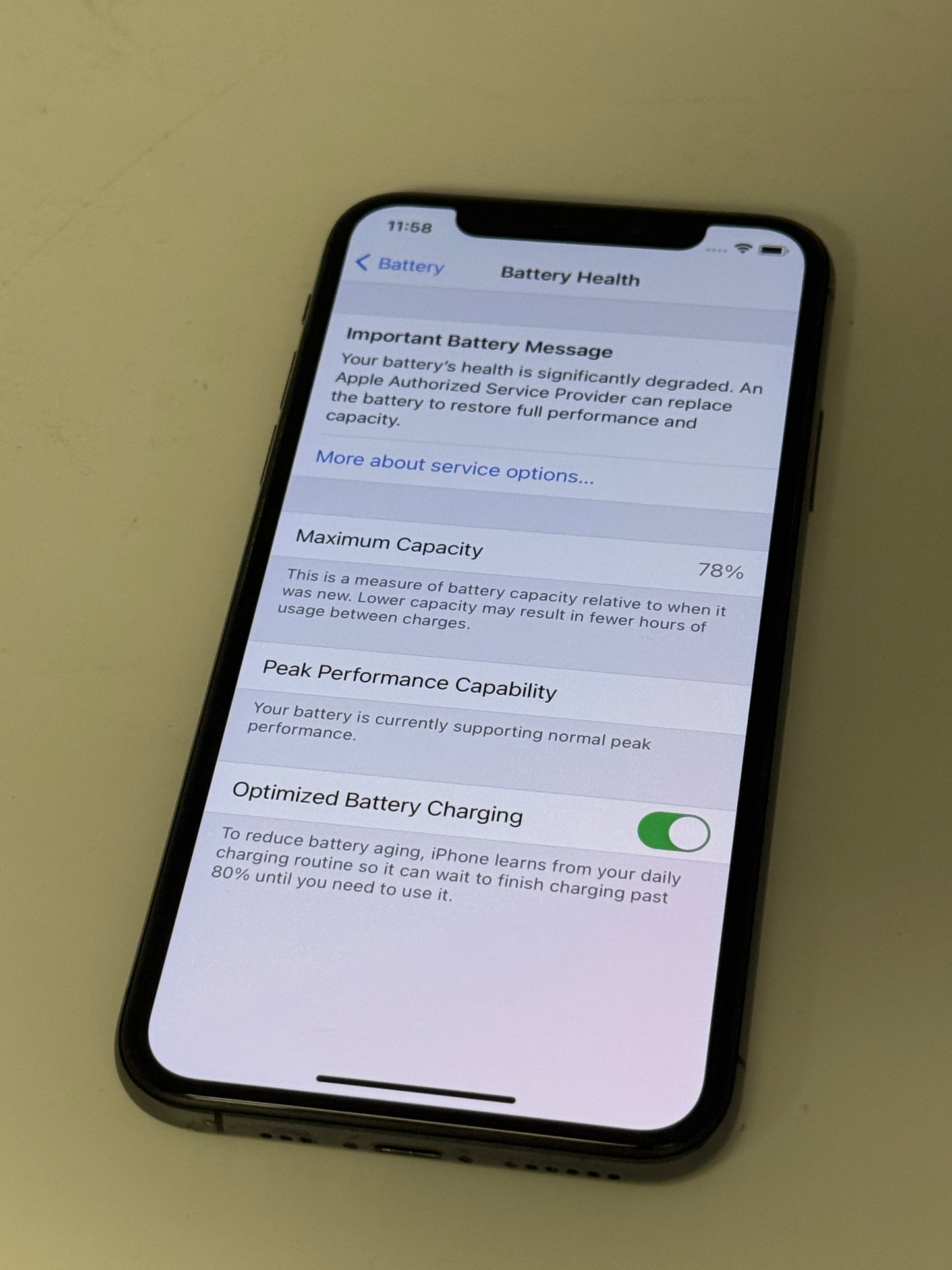 Apple iPhone XS 256GB Black Unlocked - Very Good Condition, A+