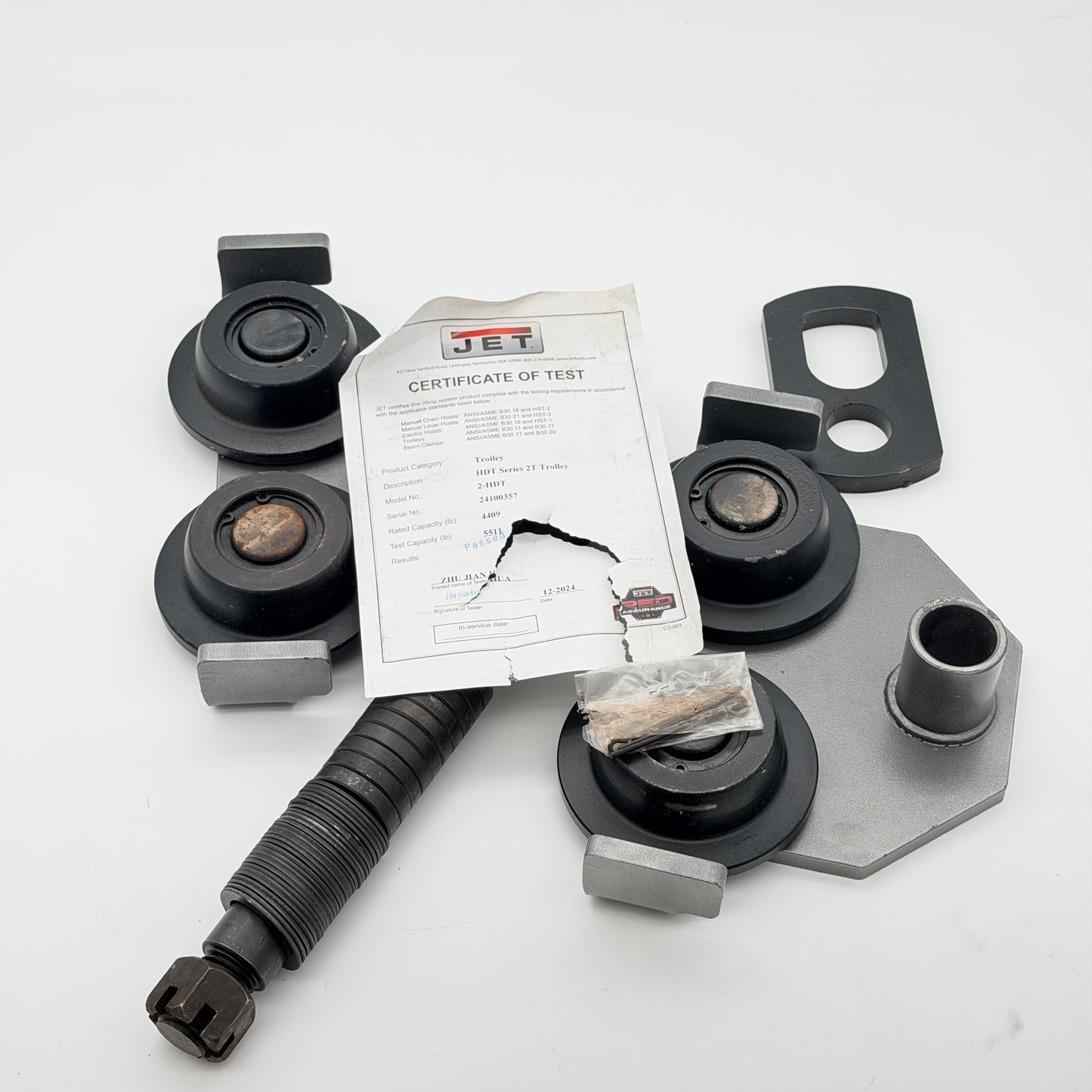 Jet 262020 2-HDT 2 Ton Hoist - New No Box