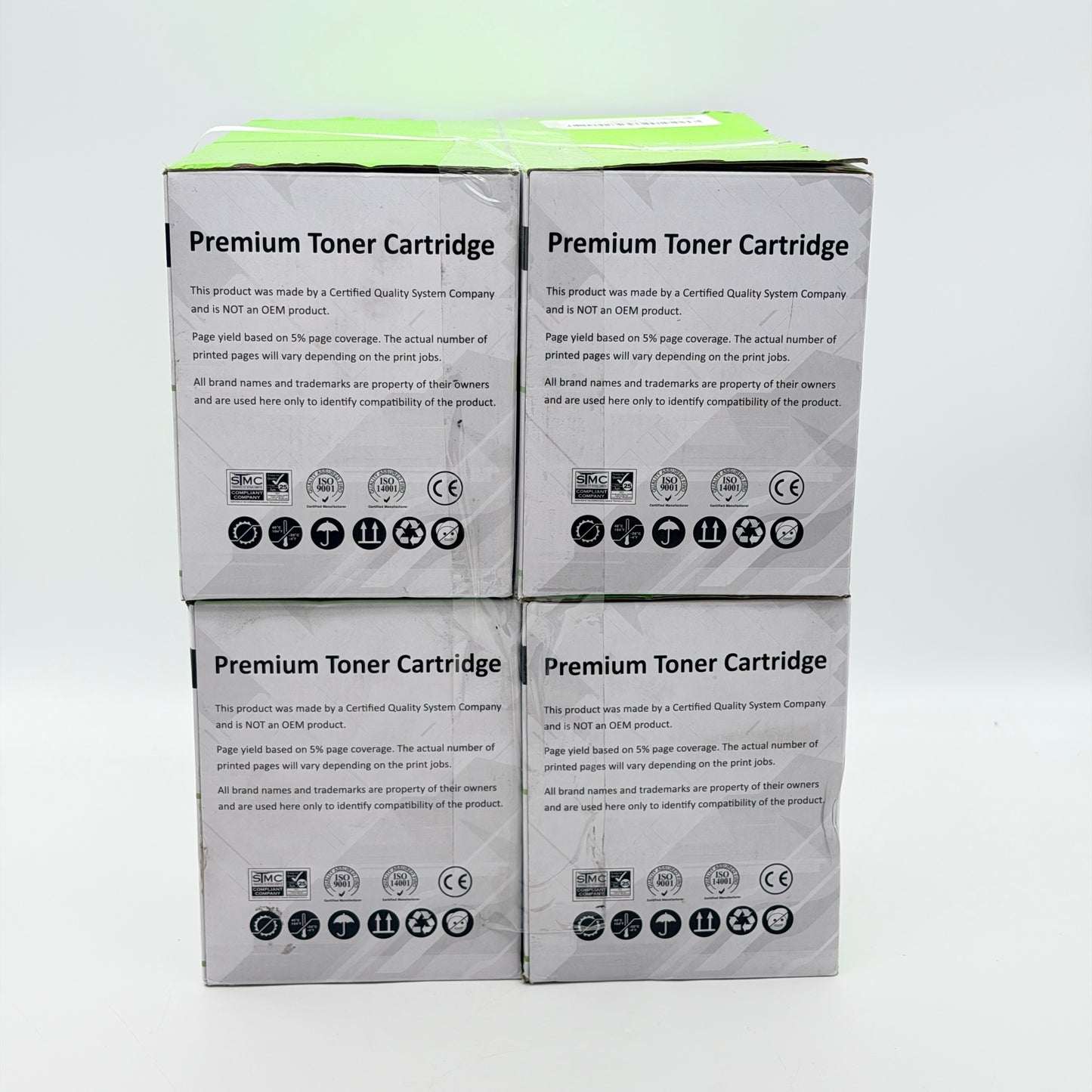 655A Compatible Toner Cartridge 4-Pack W/ CHIP For HP Color LaserJet M652 M681