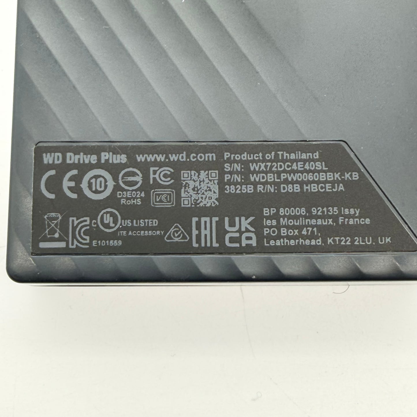 Western Digital WD Drive Plus 6TB External Hard Drive - Black