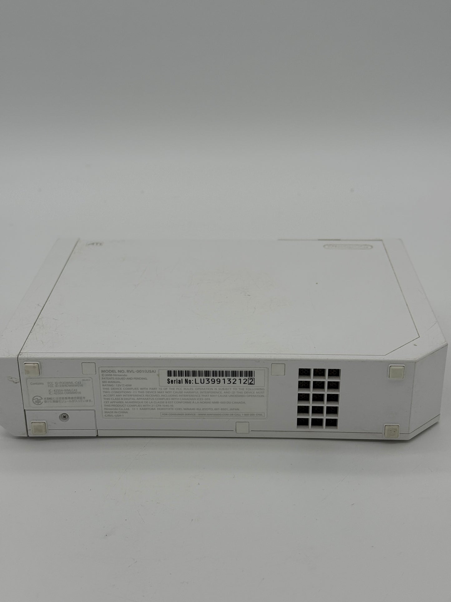 Nintendo Wii Console (RVL-001) 2006 - Used, Great Condition, 1 Joy-Con Included