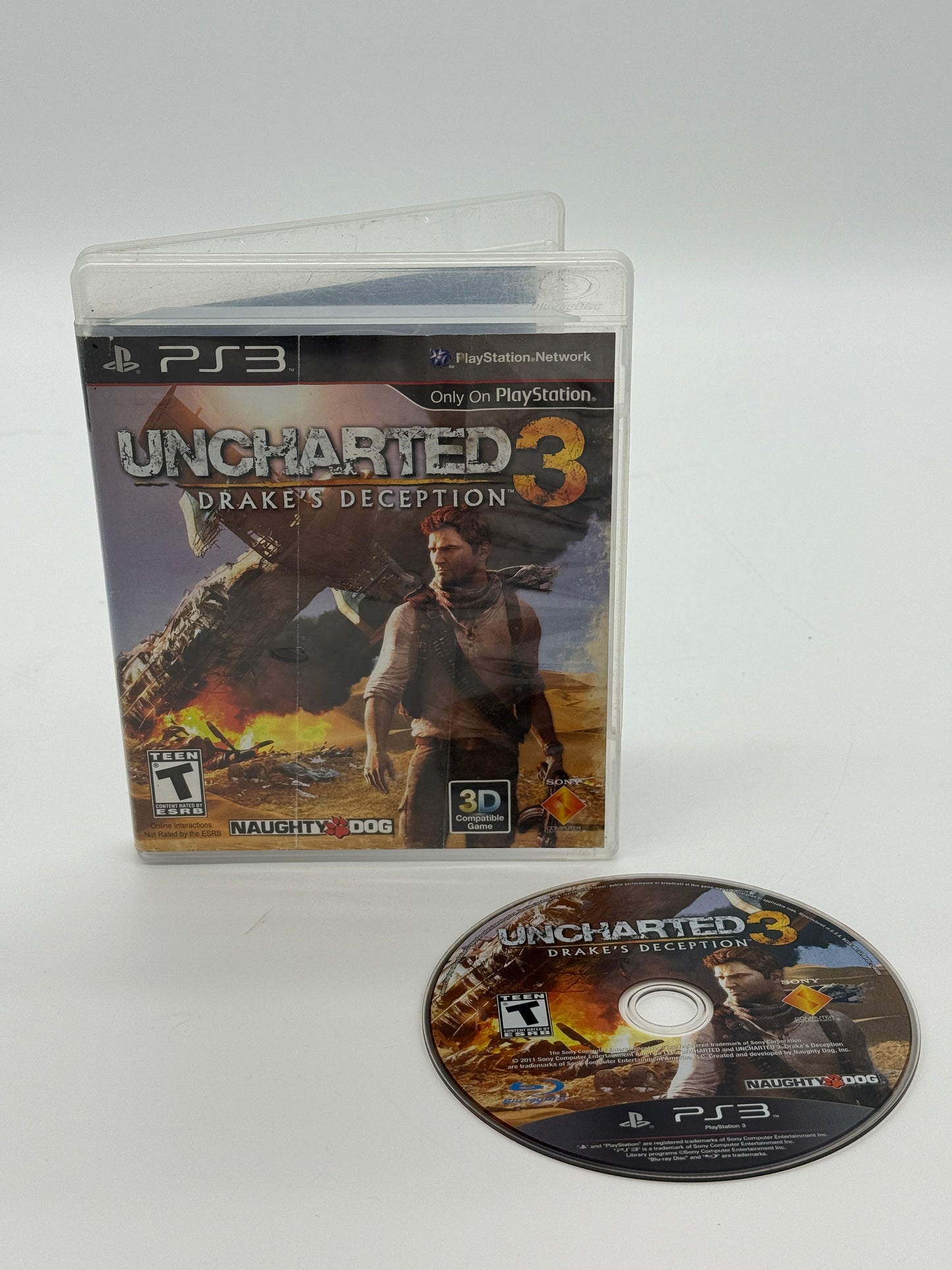 Uncharted 3: Drake's Deception for Playstation 3 - Used With Box