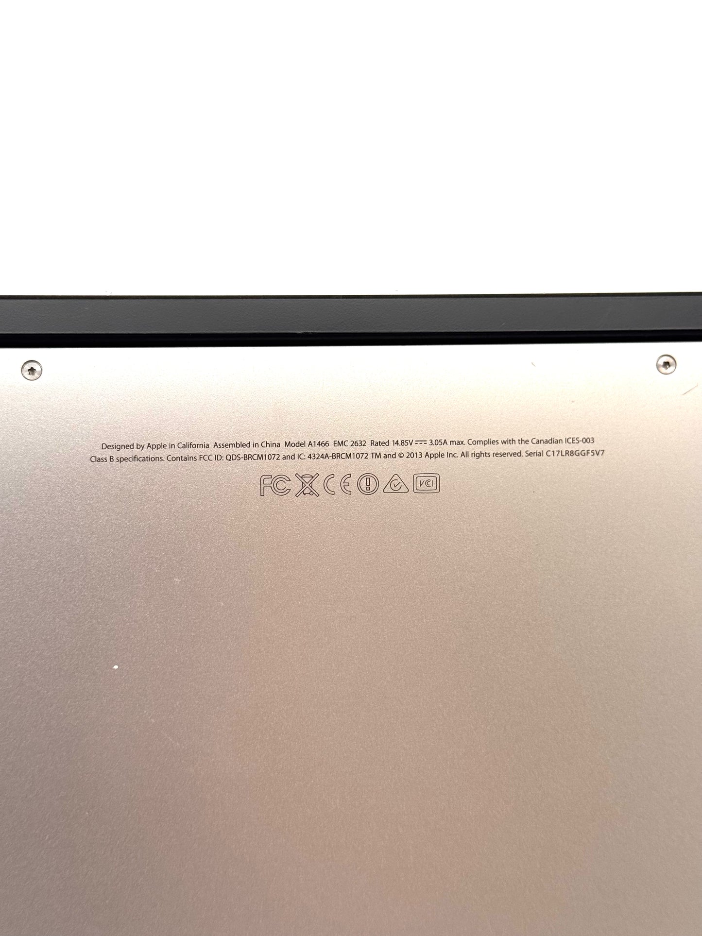 Apple MacBook Air 13" A1466 Early 2015 13.3" Laptop Silver