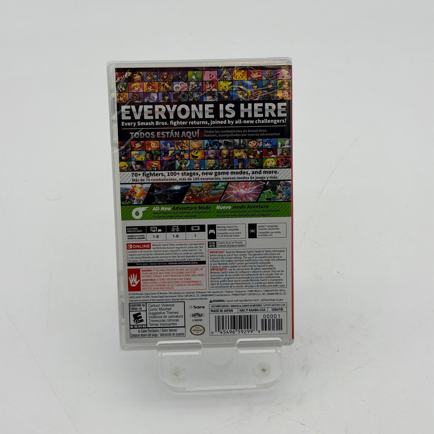 Super Smash Bros. Ultimate Nintendo Switch NS - New In Box Cartridge