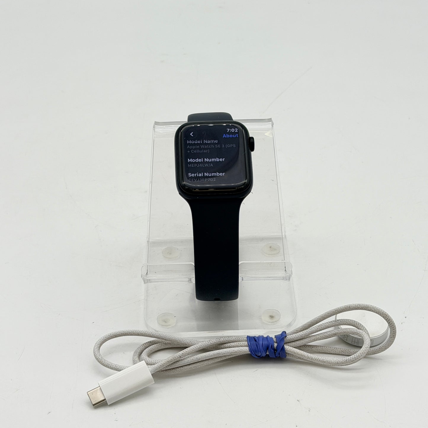 Apple Watch SE 3 Cellular A3328 2025 44mm Midnight GPS + Cellular Used - A