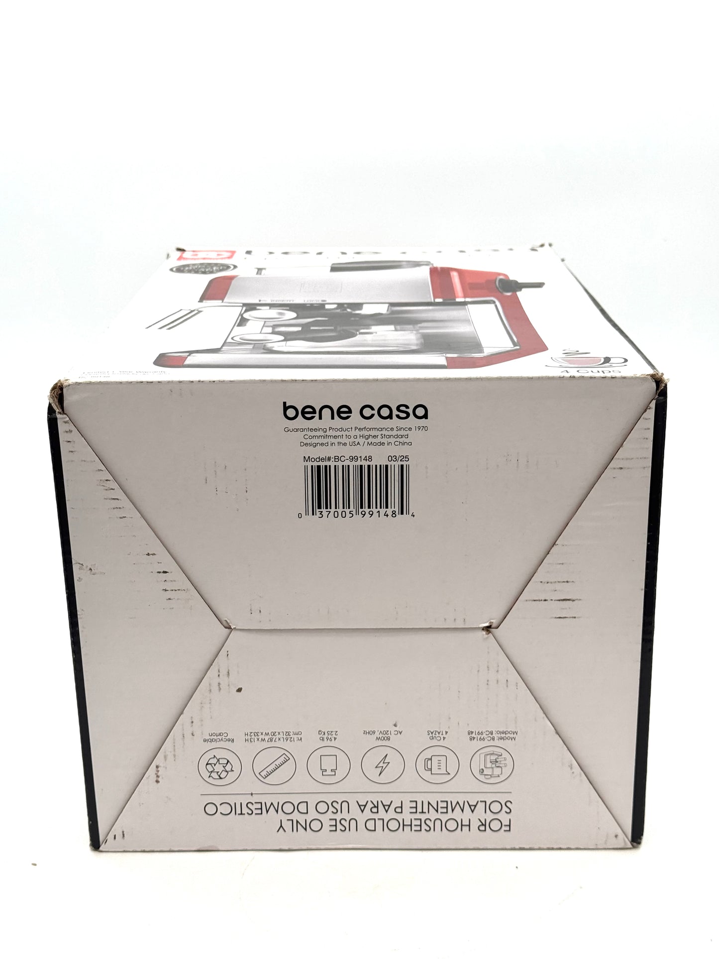 Bene Casa Espresso Maker (4 Cups) - New In Box -