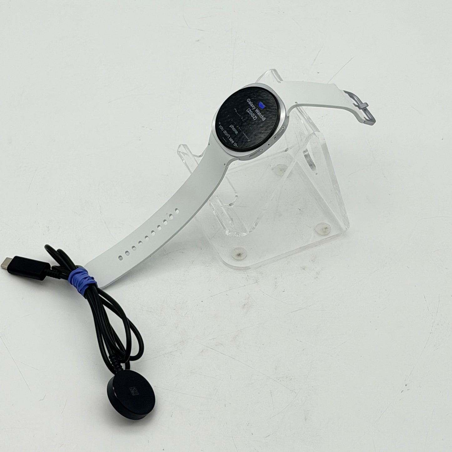 Samsung Galaxy Watch8 44mm GPS + Cellular Smartwatch White Excellent