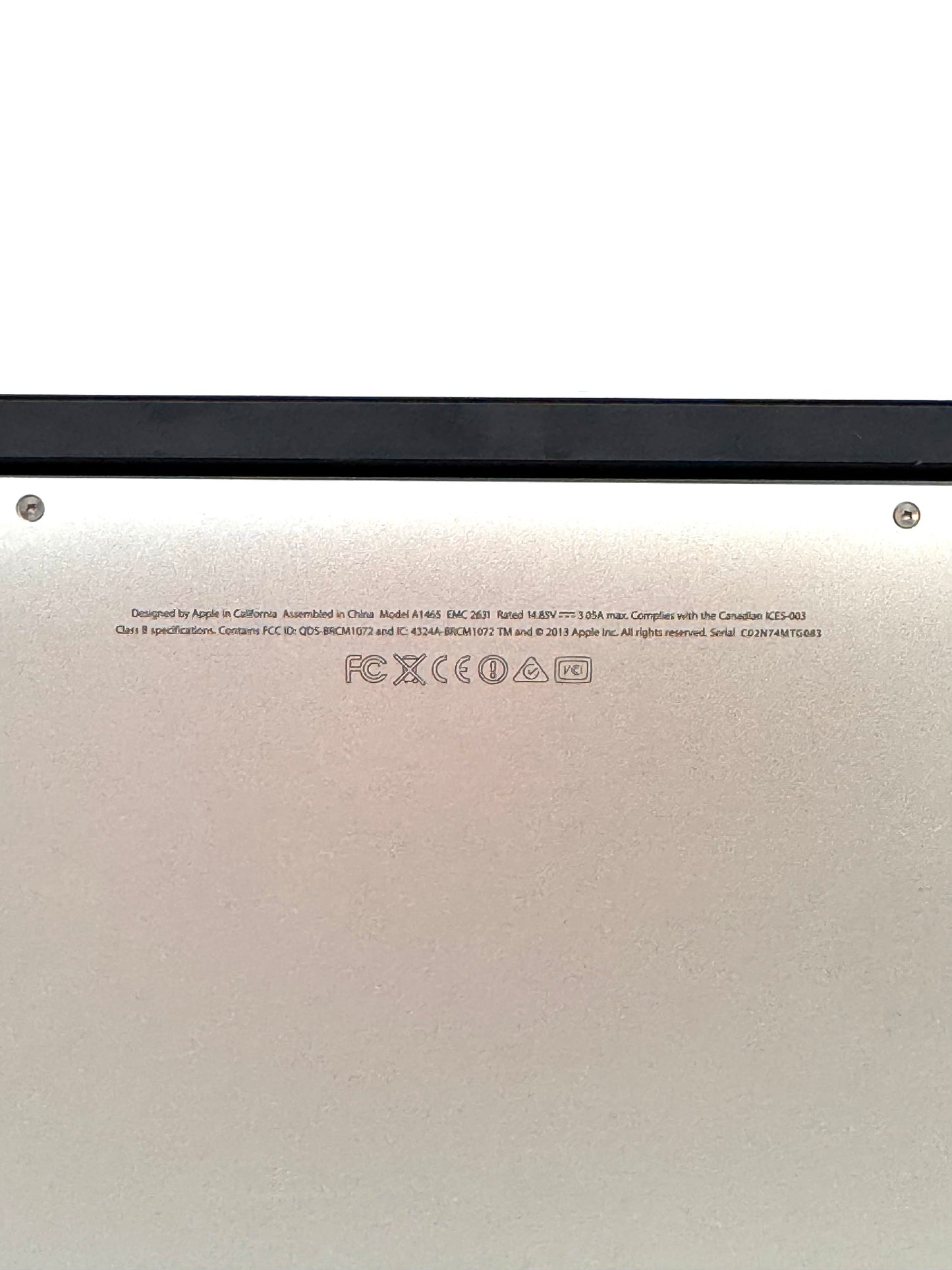 Apple MacBook Air 11" A1465 2014 11-inch Core i3 4GB 128GB Silver