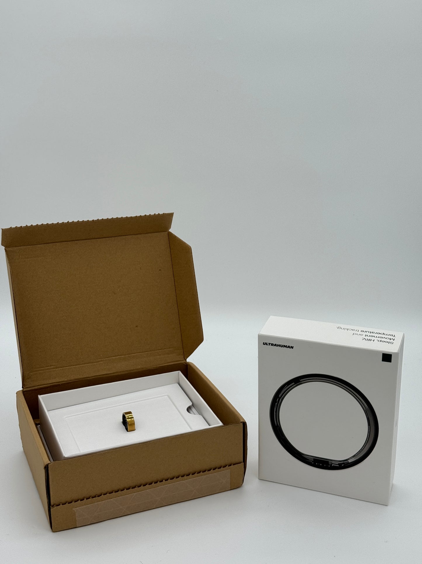 Ultrahuman Ring Air Size 8 - New Open Box - Gold