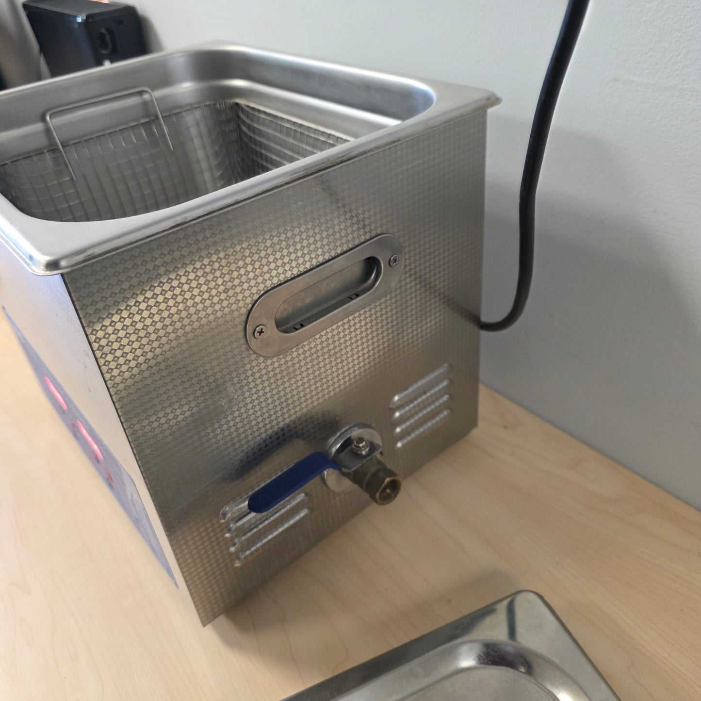 CO-Z Digital Ultrasonic Cleaner Silver Stainless Steel Sonic Bath Jewelry Tools TESTED