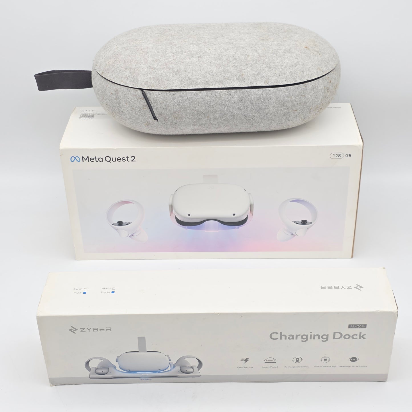 Meta Quest 2 VR Headset - White Used With Box