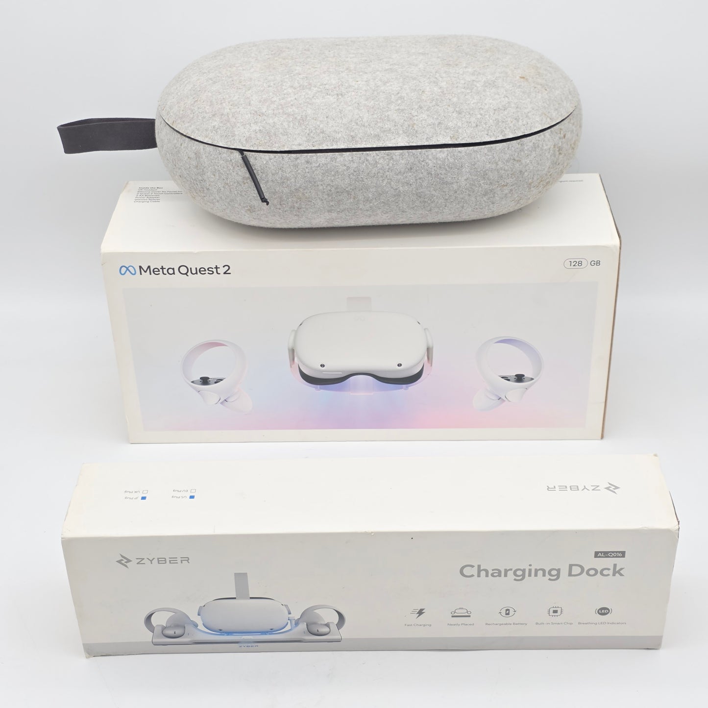 Meta Quest 2 VR Headset - White Used With Box